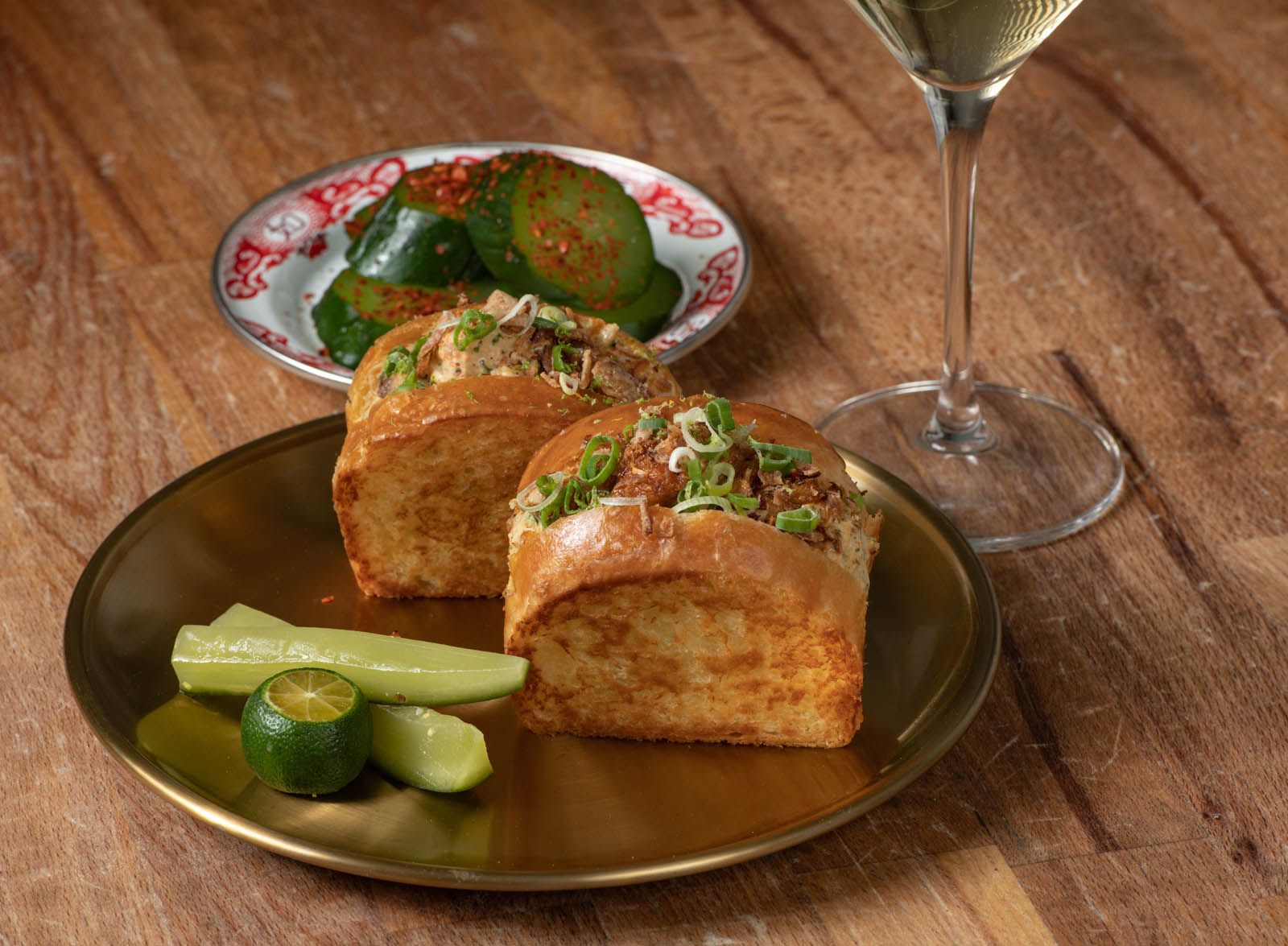 Blue prawns roll
