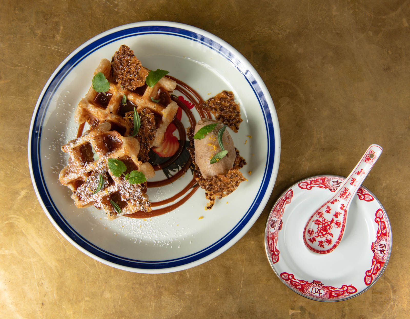 Sourdough waffle
