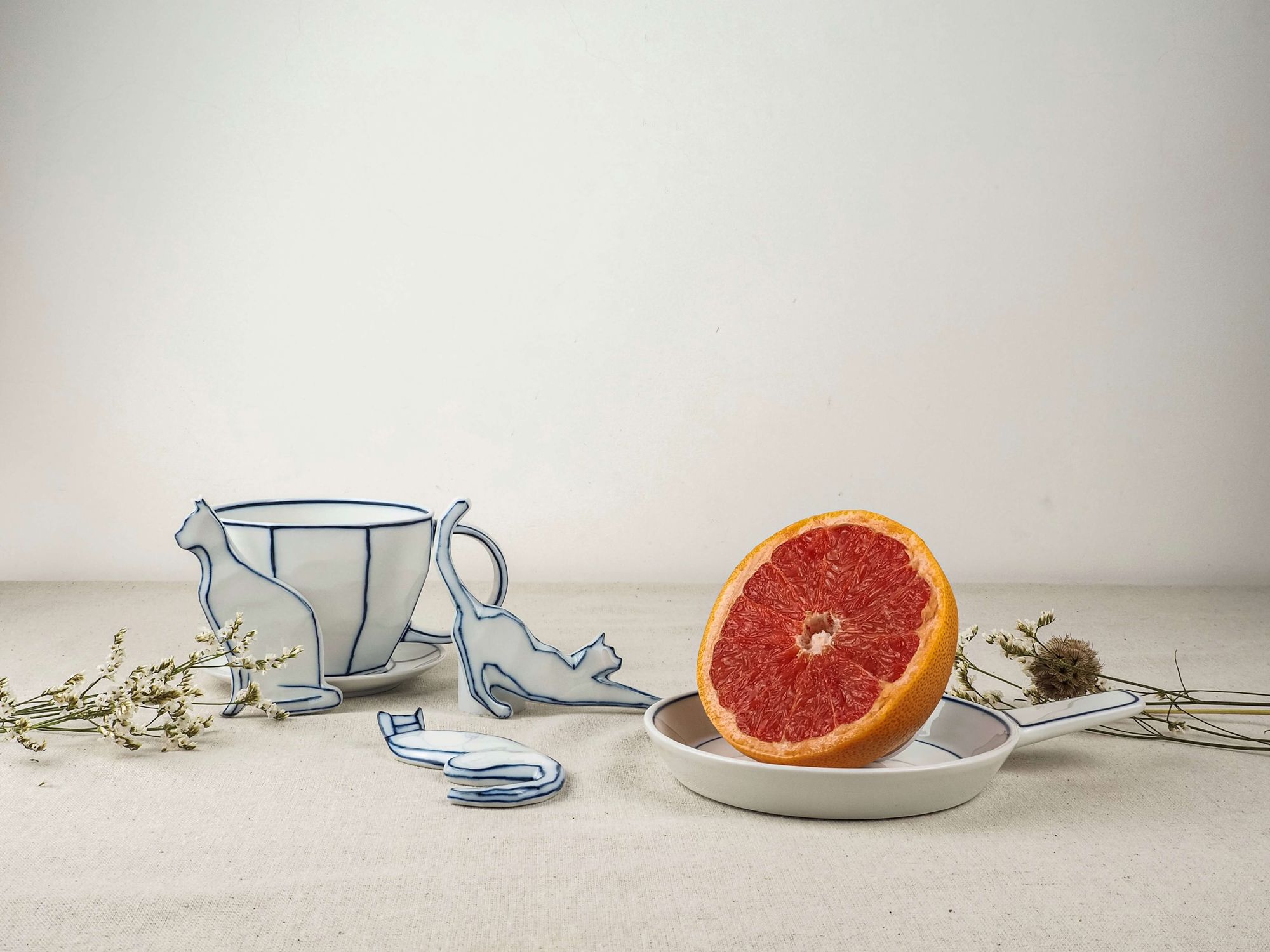 Blueline collection by Kim Seok Binn, from The Moon Jar