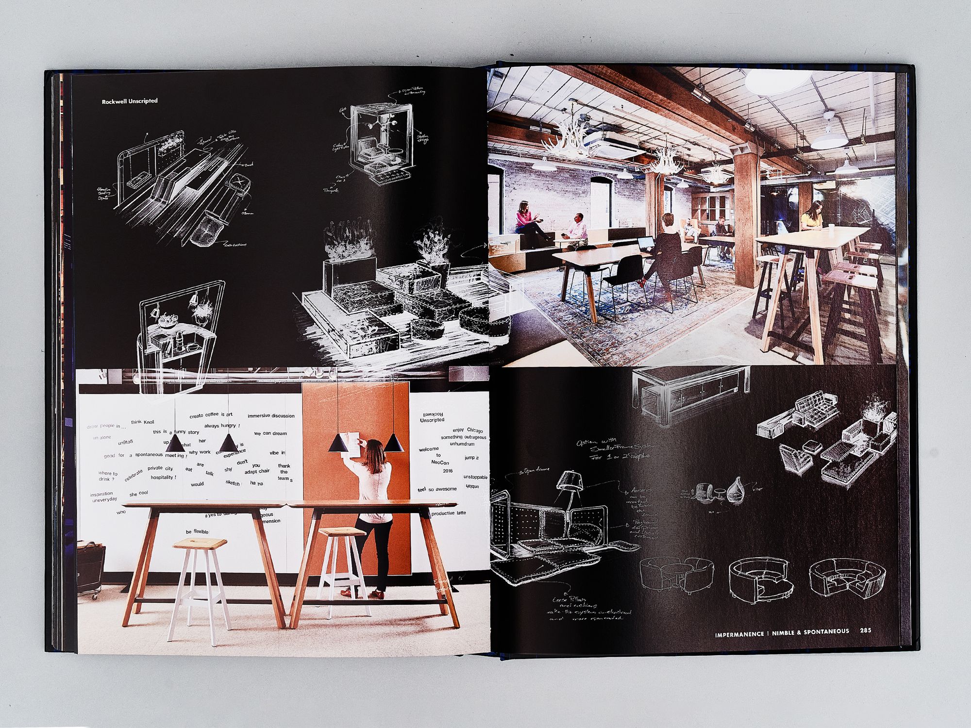 Detailed drawings and brainstorming details are revealed in the book as well (Image: Robert Clyde Grima, courtesy of Phaidon)