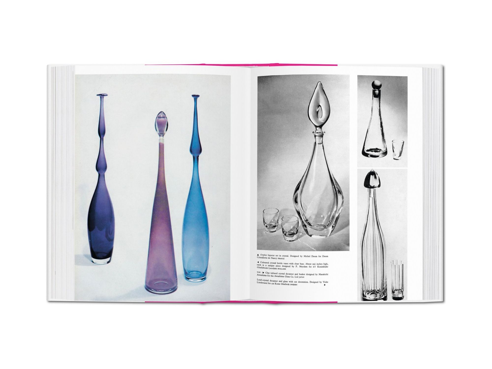 Glass flutes of various shapes are featured in an excerpt from the book (Image: Taschen)