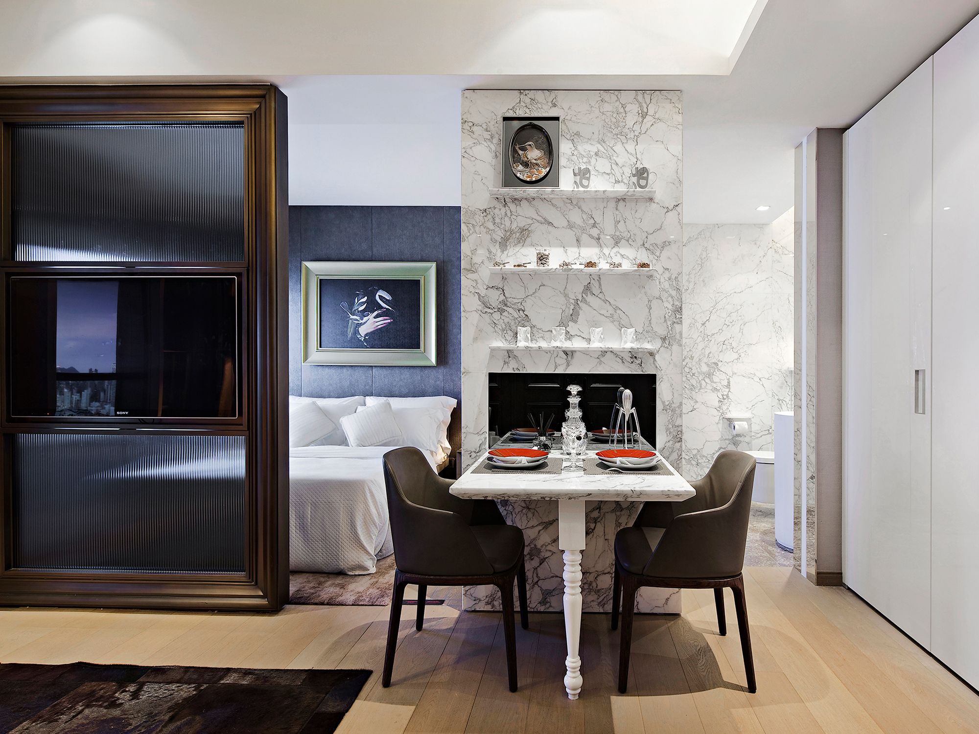 The Yoo Residence in Hong Kong is the first project by the firm for the Yoo Group