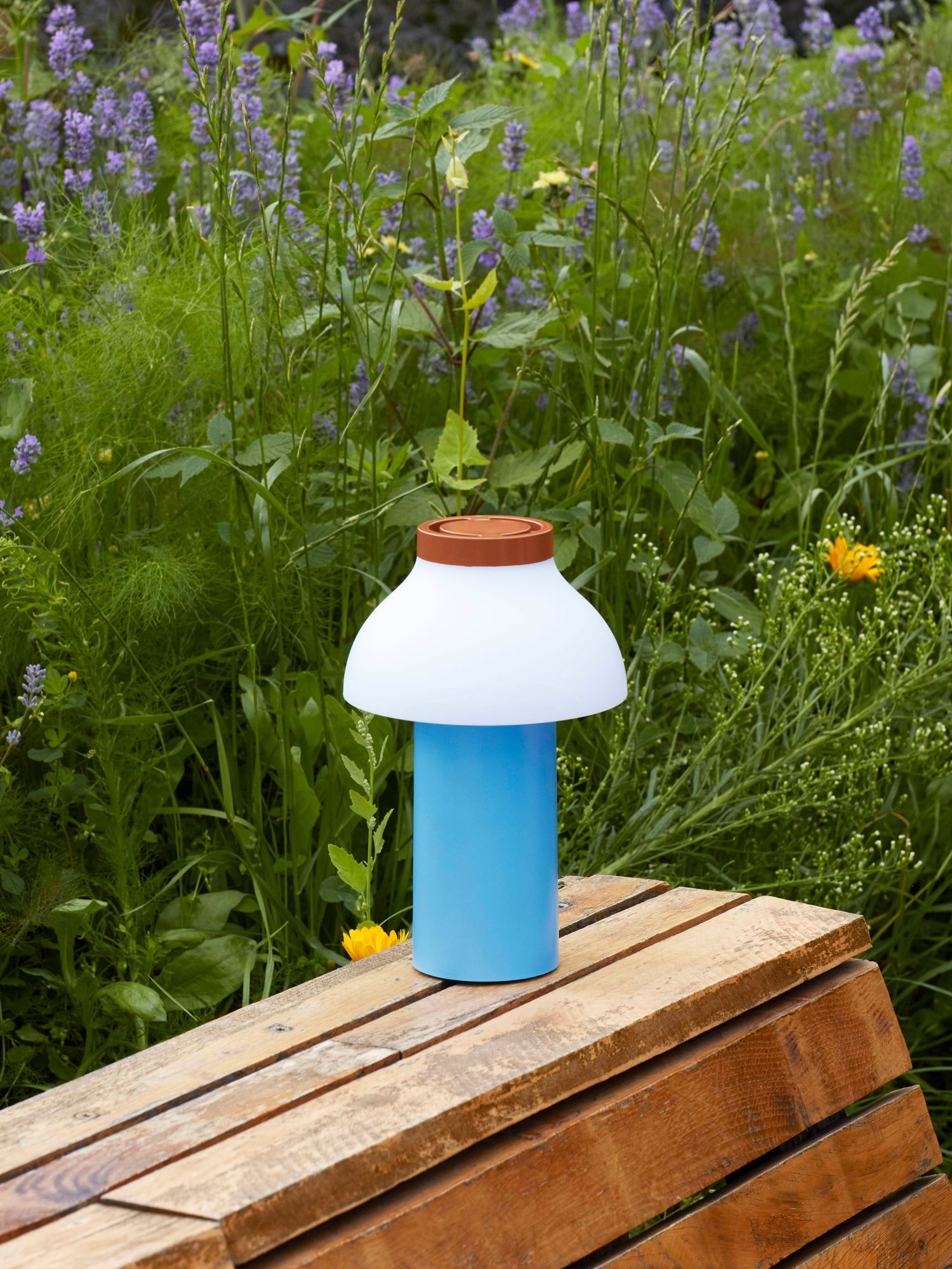 Hay PC portable lamps by Pierre Charpin, from hay.dk