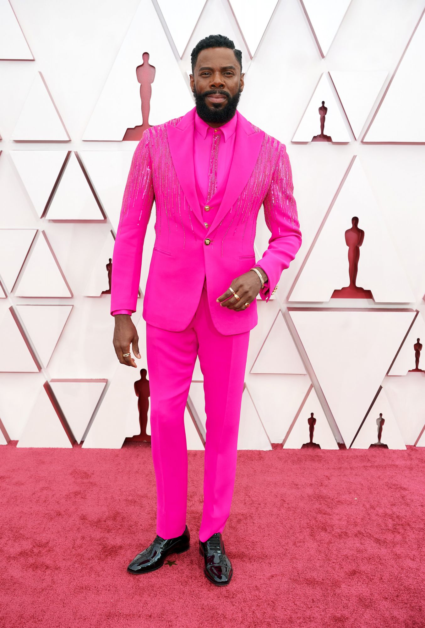 LOS ANGELES, CALIFORNIA â APRIL 25: (EDITORIAL USE ONLY) In this handout photo provided by A.M.P.A.S., Colman Domingo attends the 93rd Annual Academy Awards at Union Station on April 25, 2021 in Los Angeles, California. (Photo by Matt Petit/A.M.P.A.S. via Getty Images)