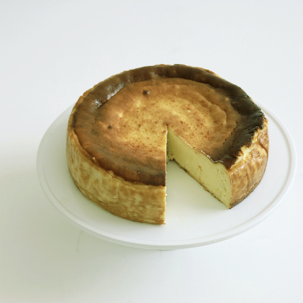Burnt durian cheesecake
