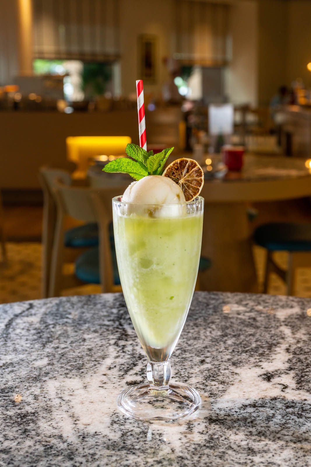 Pandan mojito shake at Swissotel Merchant Court