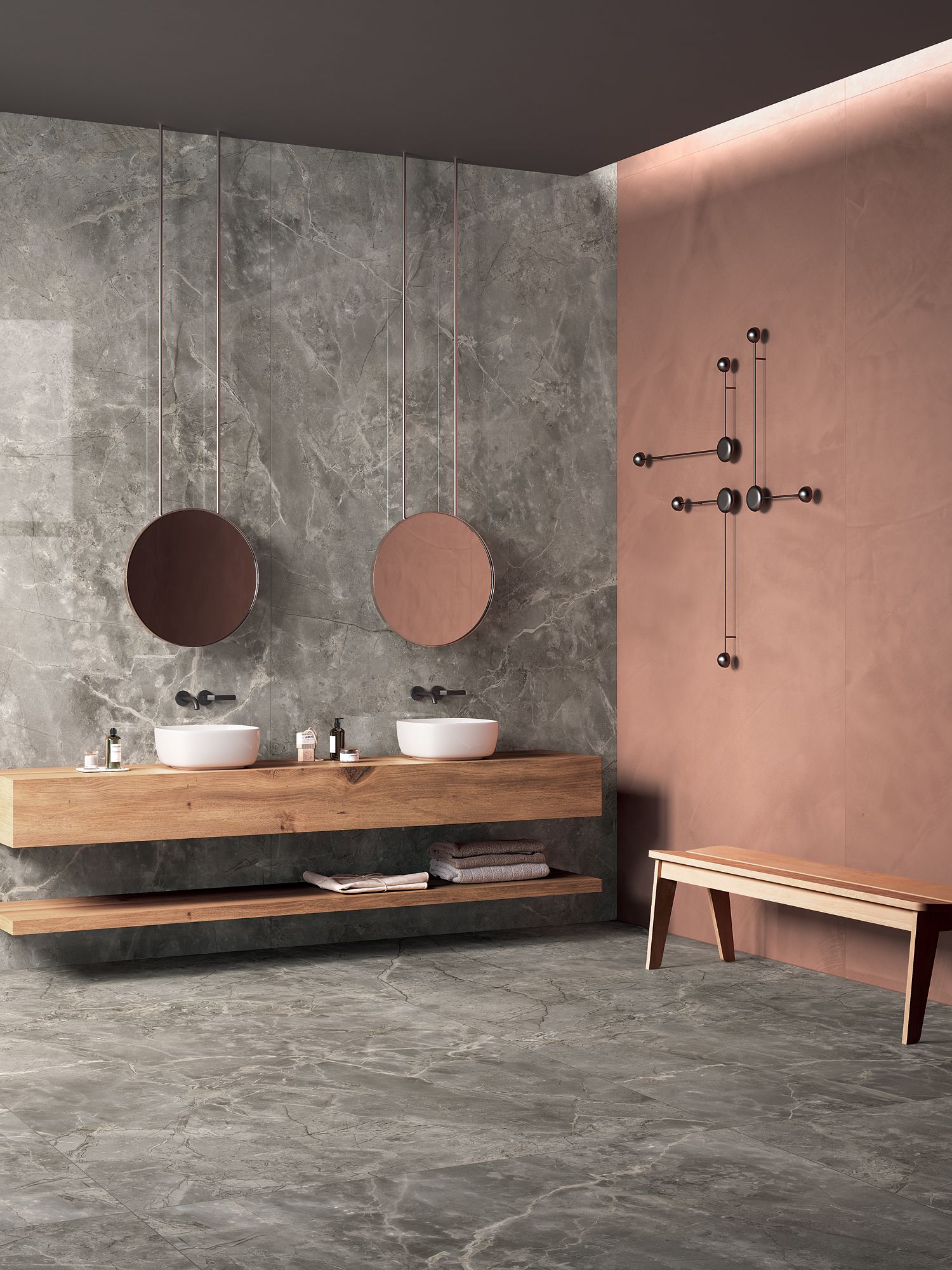 Ceramica Fondovalle Infinito 2.0 glazed porcelain tiles in a honed finish, from Hafary