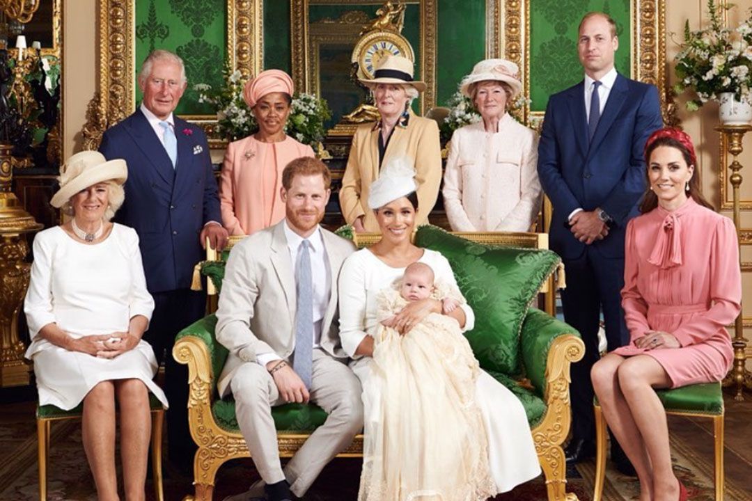 On July 6, 2019, Archie Harrison Mountbatten-Windsor was christened in the Private Chapel at Windsor Castle. Archie was baptised wearing a handmade replica of the royal christening gown which has been worn by royal infants for the last 11 years (Photo: Sussex Royal/Instagram)
