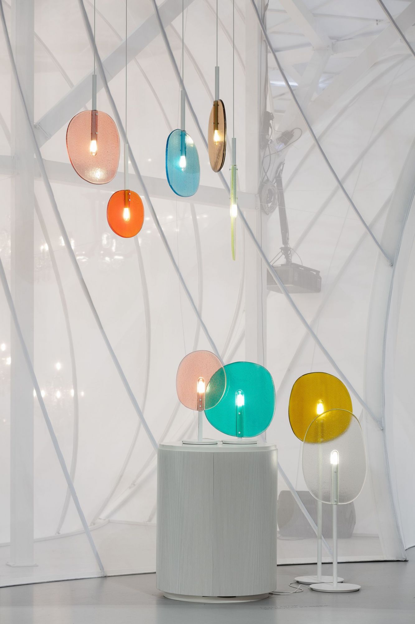 Lasvit Lollipop lamp by Boris Klimek