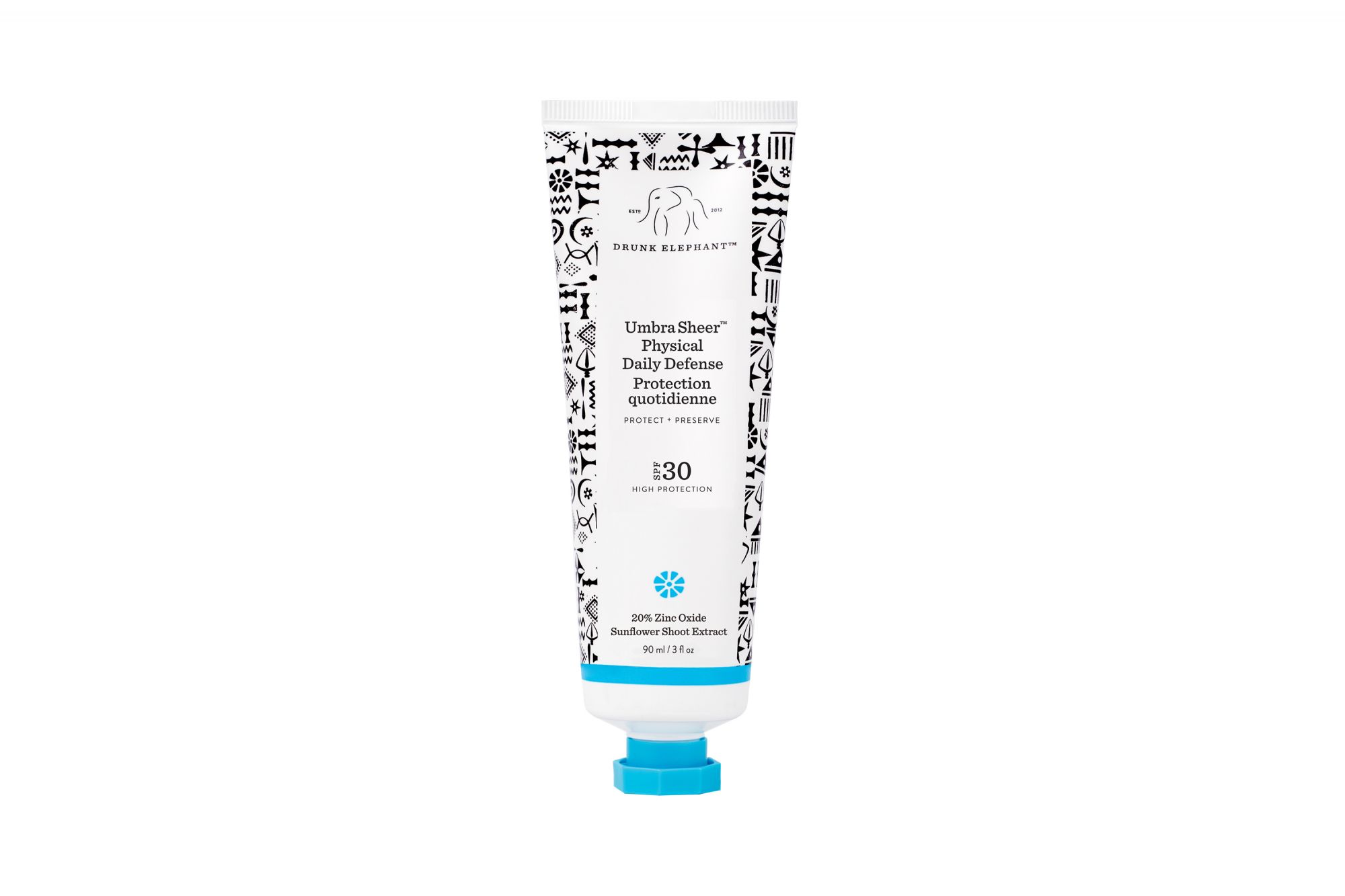 Drunk Elephant's Umbra Sheer Physical Daily Defense SPF 30 is a hot favourite among fans for good reason. It's a sheer physical sunscreen that delivers broad-spectrum UVA/UVB protection and helps aid in the prevention of free radical and oxidative damage. <a href="https://click.linksynergy.com/deeplink?id=eGtHQUUE8Vw&mid=35269&murl=https%3A%2F%2Fwww.cultbeauty.co.uk%2Fdrunk-elephant-umbra-sheer-physical-daily-defence-spf-30.html&u1=best-non-greasy-lightweight-sunscreens-for-everyday-use">SHOP HERE</a>