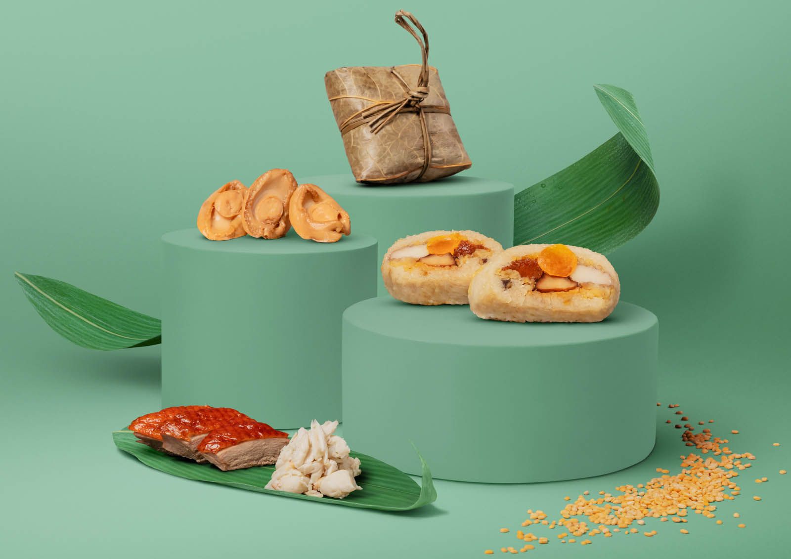 Golden Summer rice dumpling
