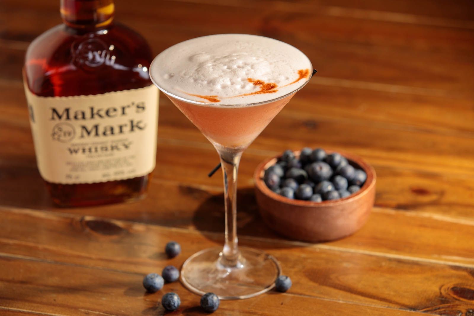 Blueberry Whisky Sour