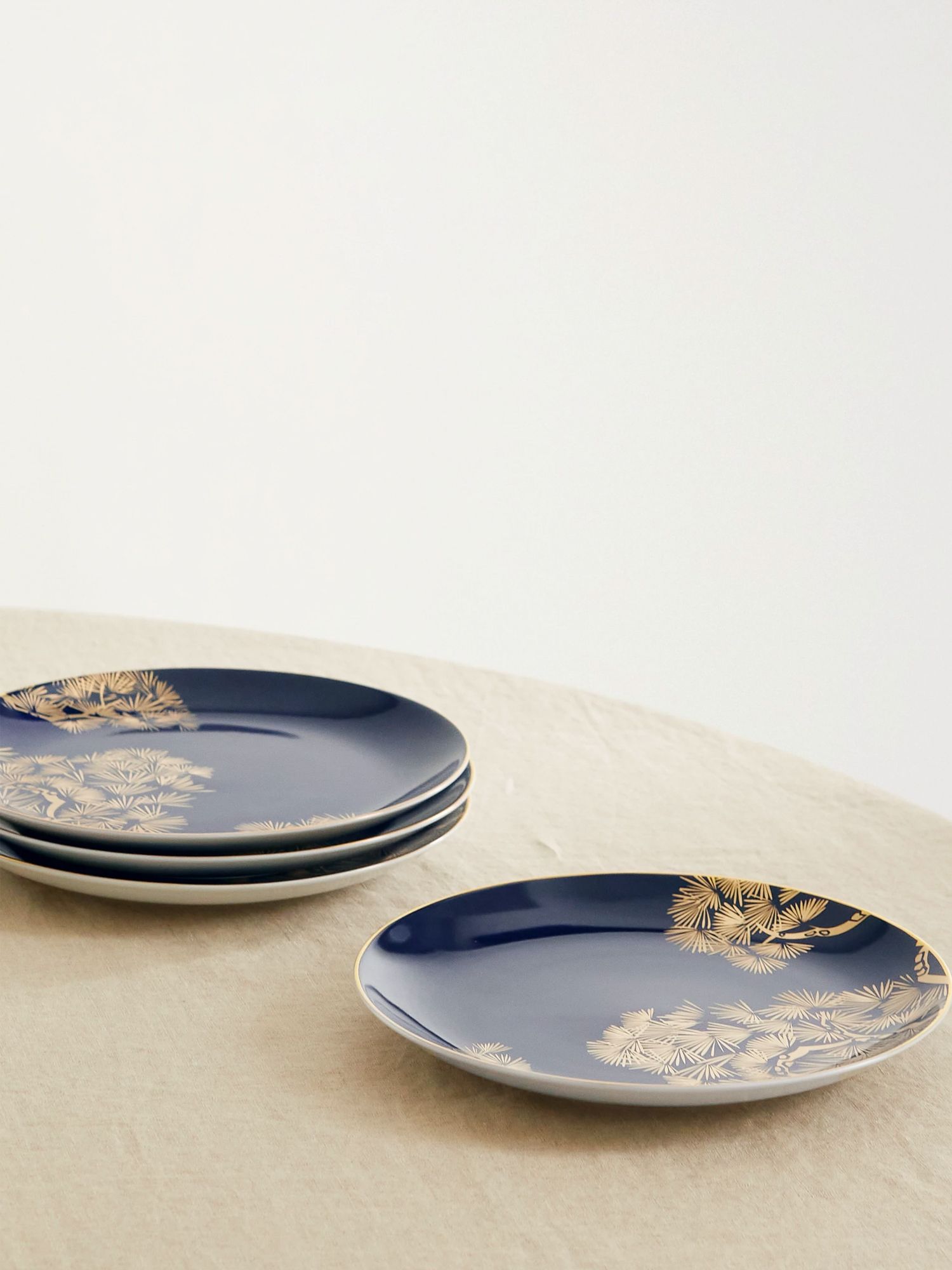 L'Objet Zen Bonsai gold-plated porcelain plates, from Net-a-Porter Photo: Courtesy of Net-a-Porter