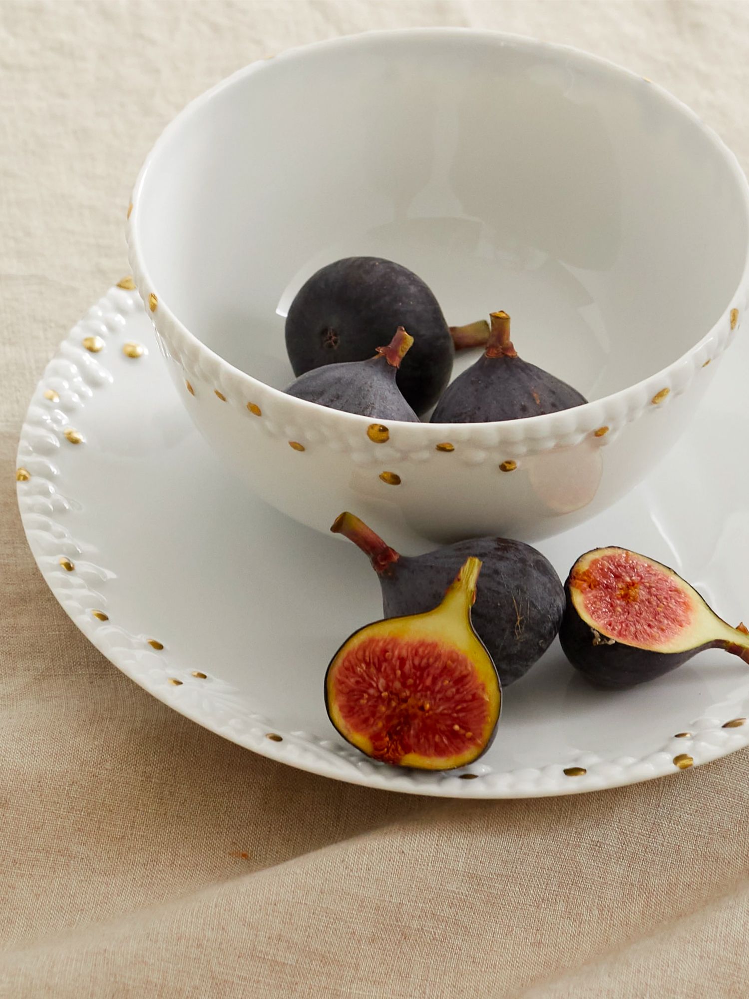 L'Objet Haas Brothers Mojave gold-plated porcelain bowl, from Net-a-Porter Photo: Courtesy of Net-a-Porter