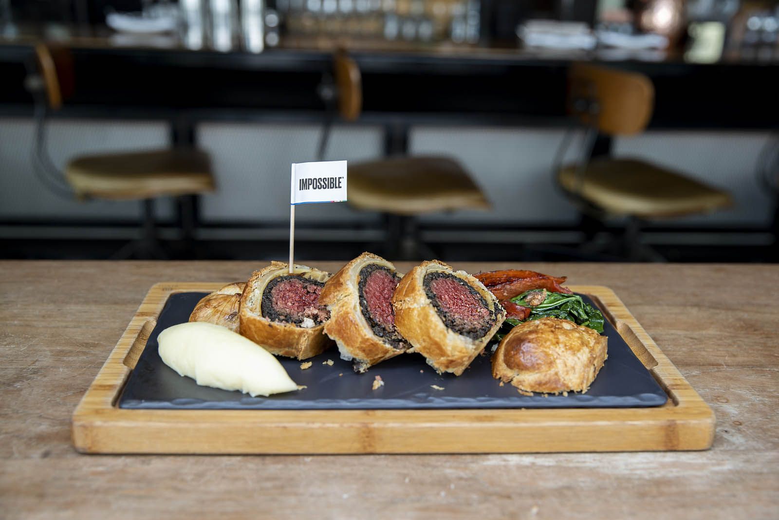 Impossible Beef Wellington (Photo: Bread Street Kitchen)