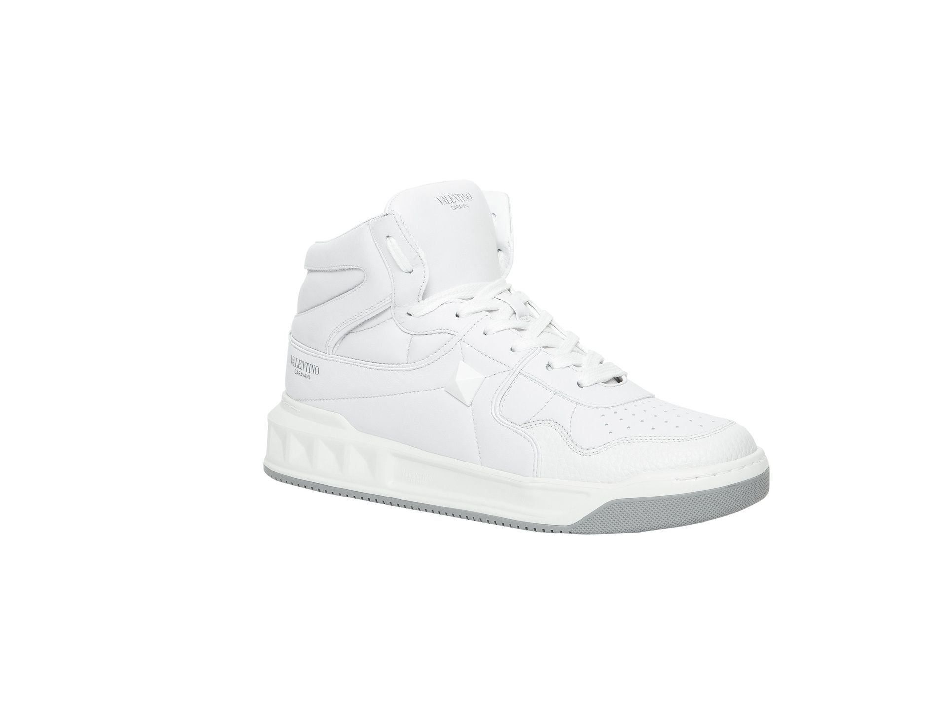 Valentino Garavani One Stud Bianco Mid-Top Sneaker (Photo: Valentino)