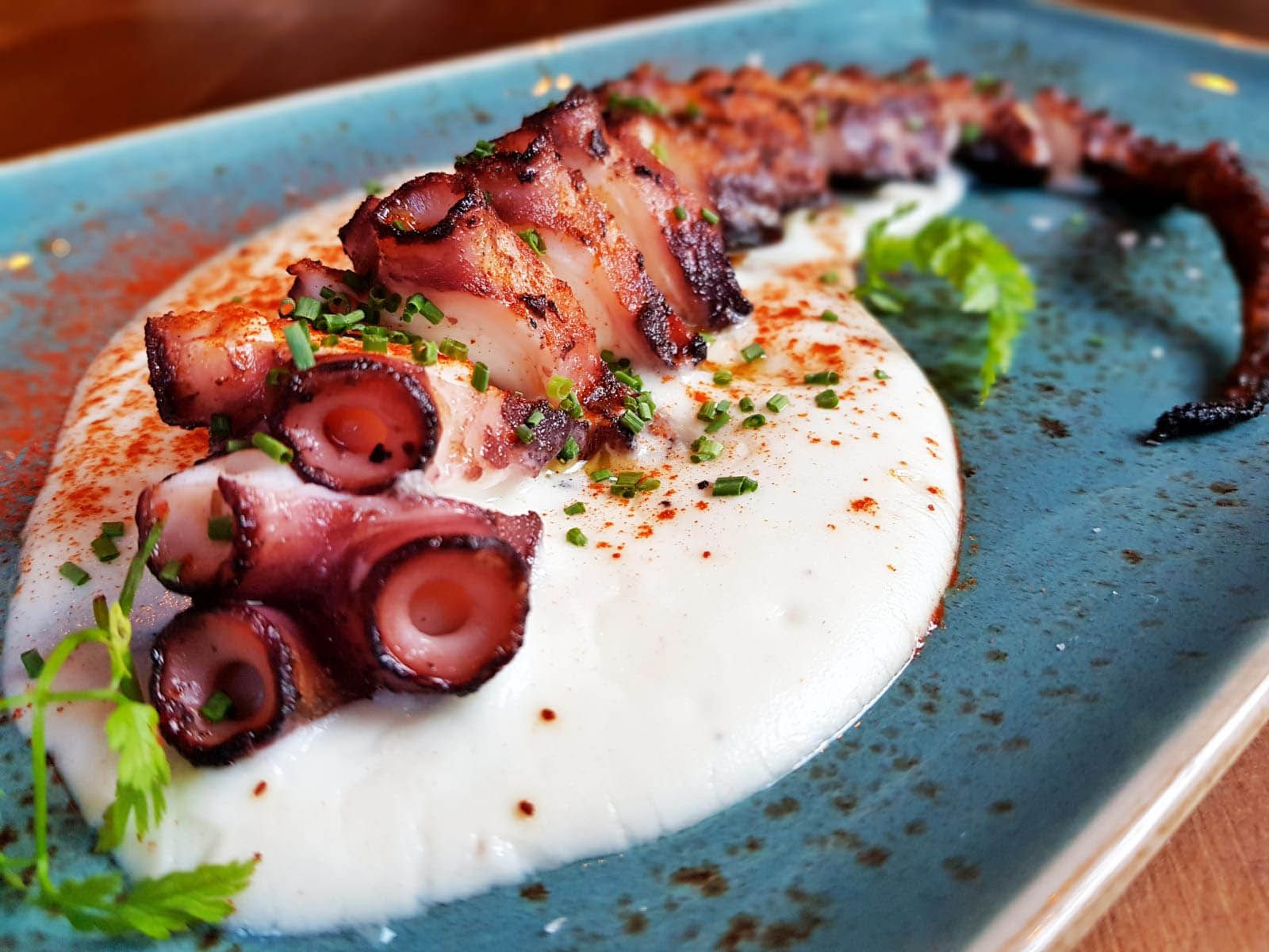 Josper-grilled octopus leg