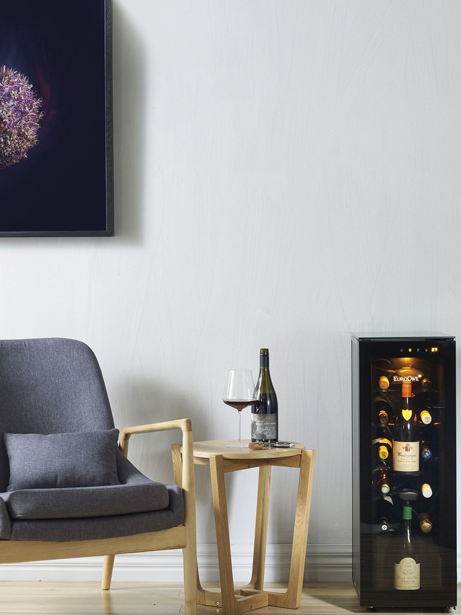 Eurocave's Tête à Tête wine cabinet keeps your wine at an ideal serving temperature Image: Courtesy of Harrods