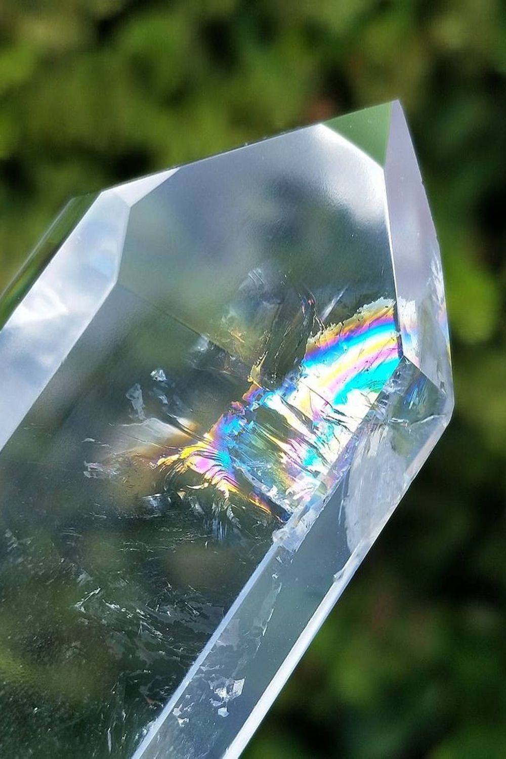 This Brazilian clear quartz captures the eye with its natural clarity and brilliance Image: Courtesy of Tamza