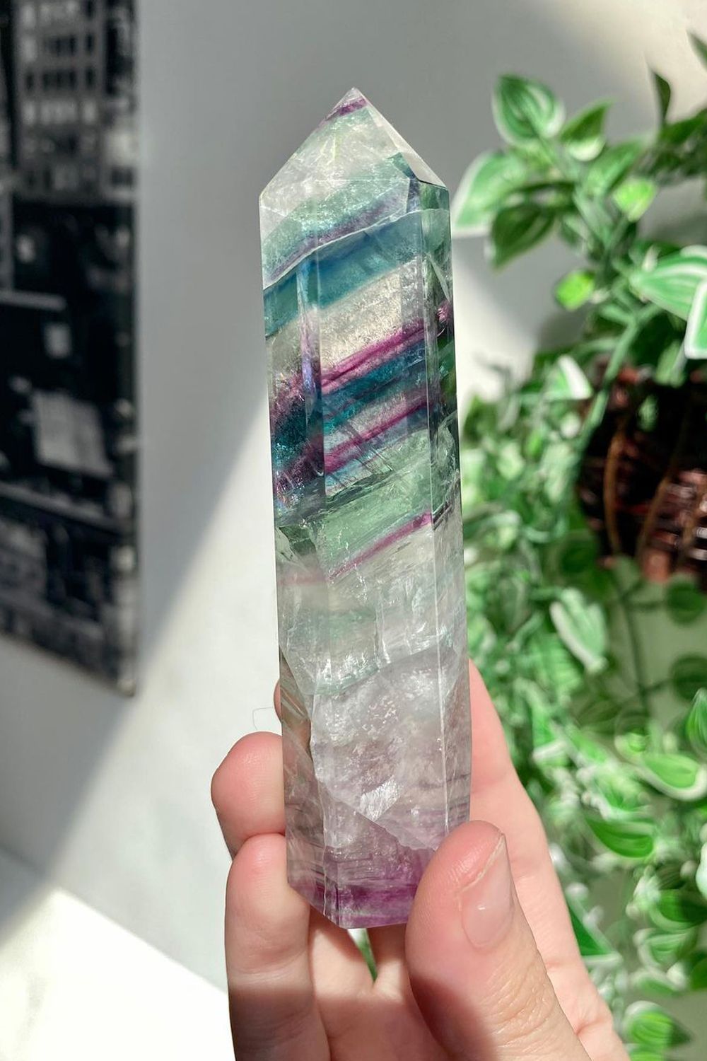 Apart from their healing properties, crystals such as rainbow fluorites are also sought after for their aesthetic appeal Image: Courtesy of Illa Nocte