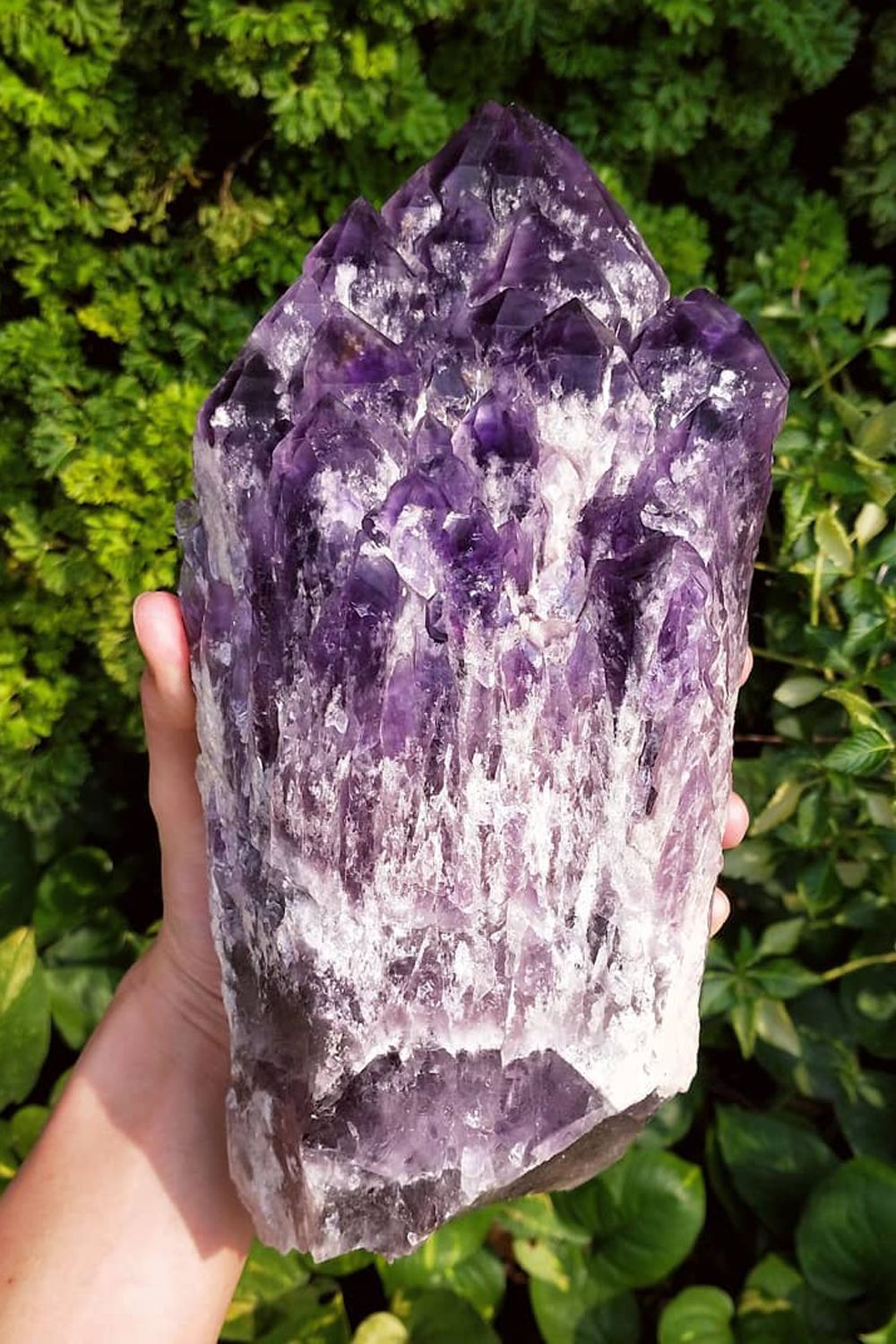 Breathtaking in form, this amethyst geode cathedral piece from Tamza will make a statement decor piece Image: Courtesy of Tamza