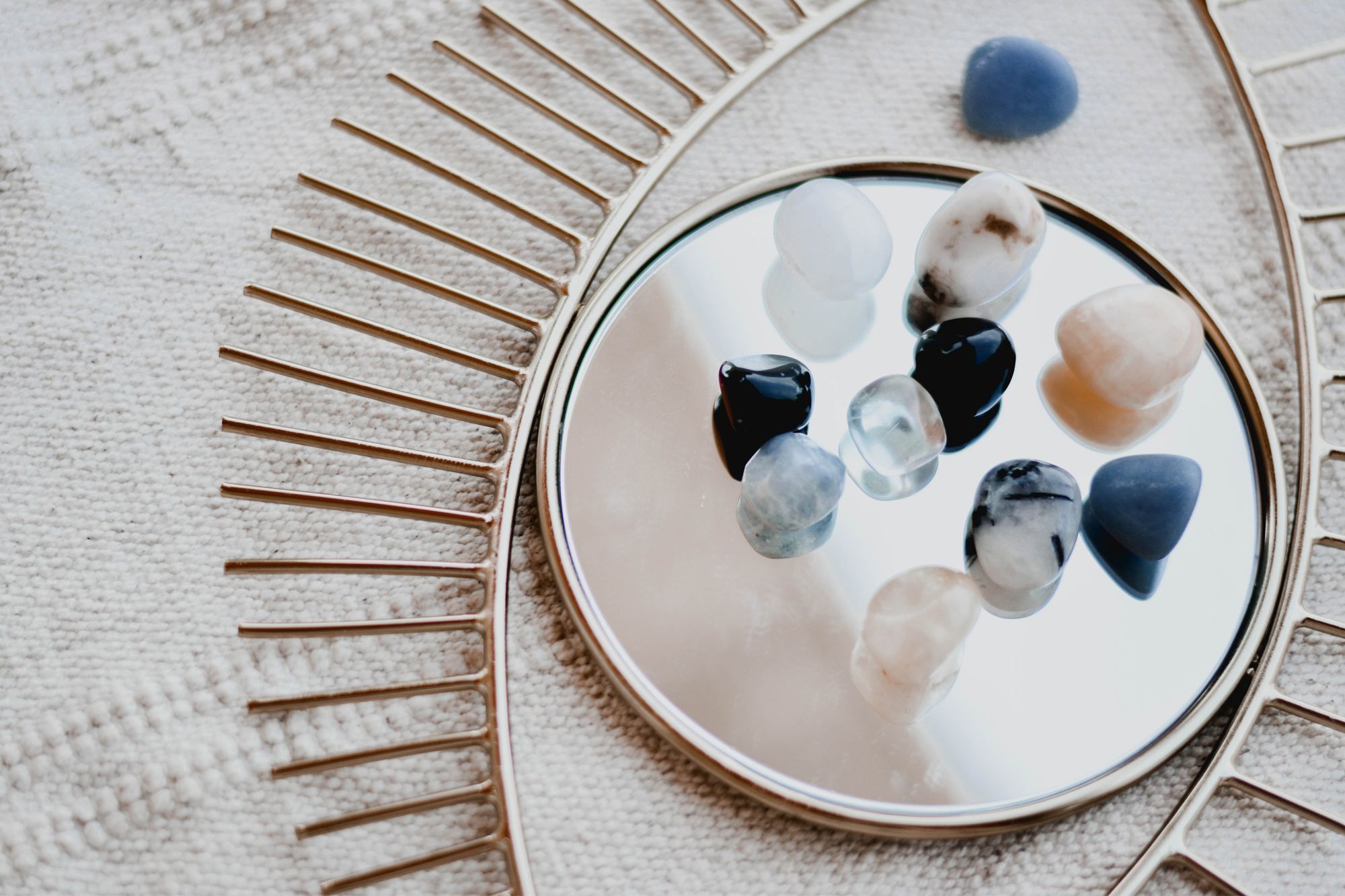 Healing crystals work with your energy field to absorb negative energies