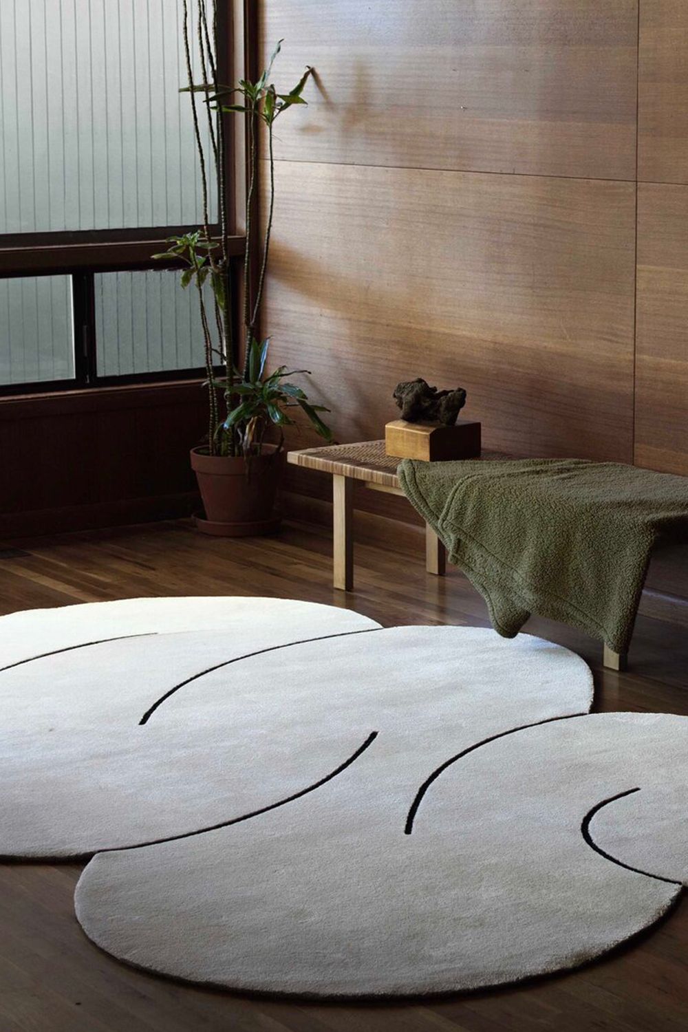 Okej Cream Squiggle rug Image: Courtesy of Okej