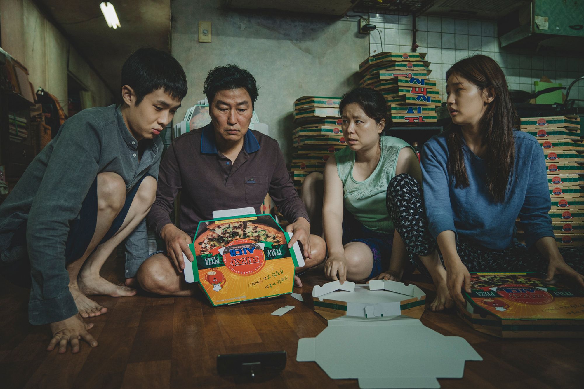 In Parasite, Song Kang-ho plays the father of the Kim family Photo: Neon