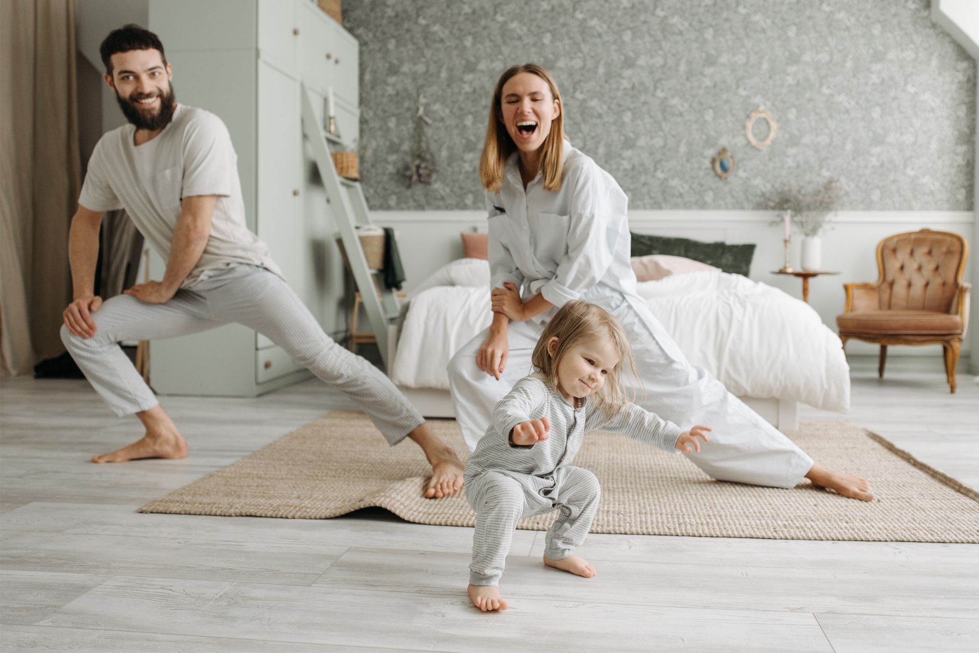 Work out with dad through virtual fitness classes that will have you working up a sweat
