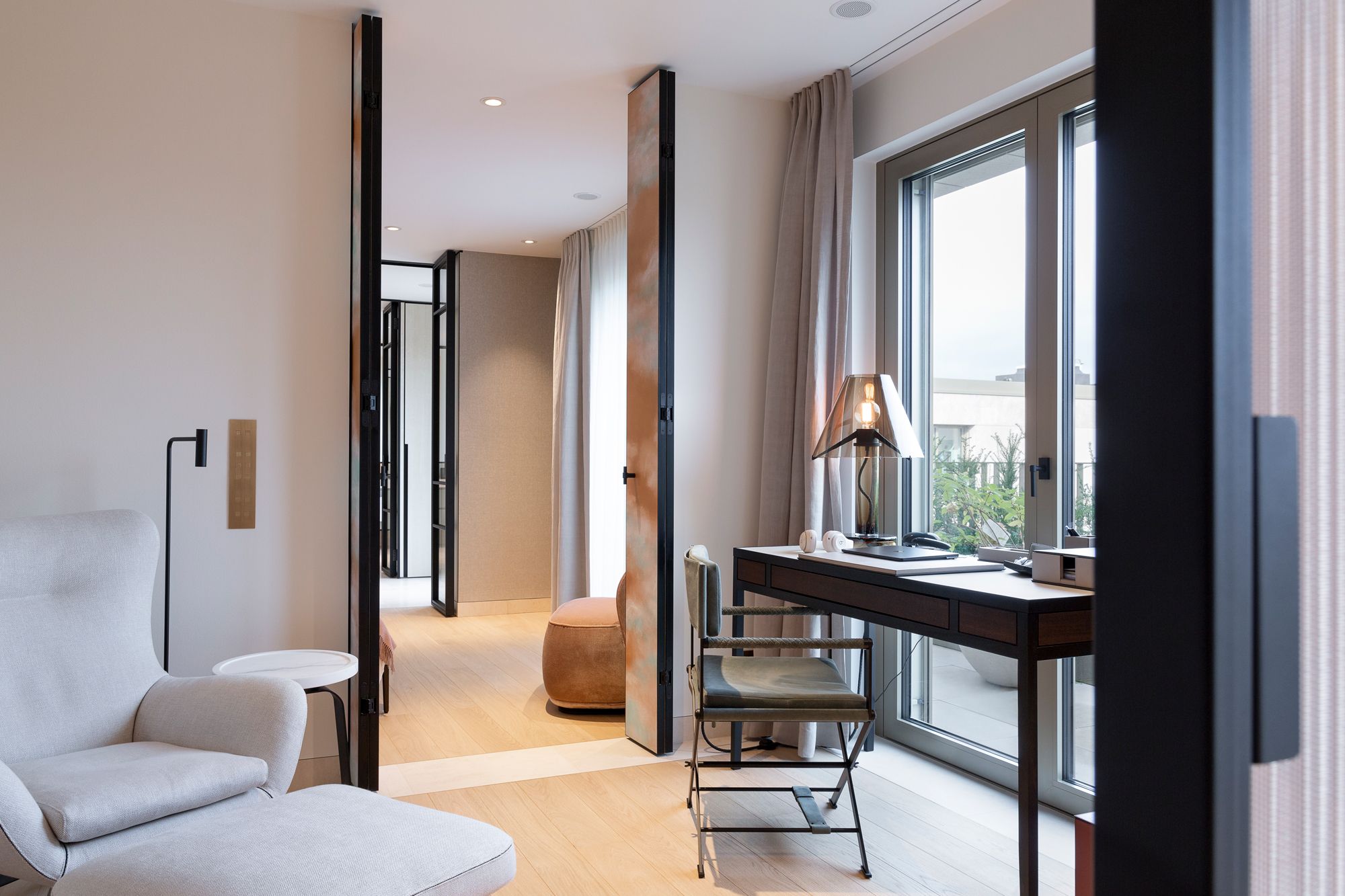The private study is a cosy space for the homeowner to work in
