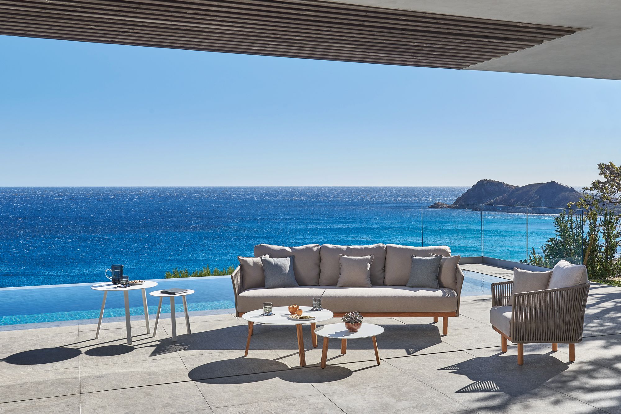 Diphano Newport outdoor sofa, from Danish Design Co