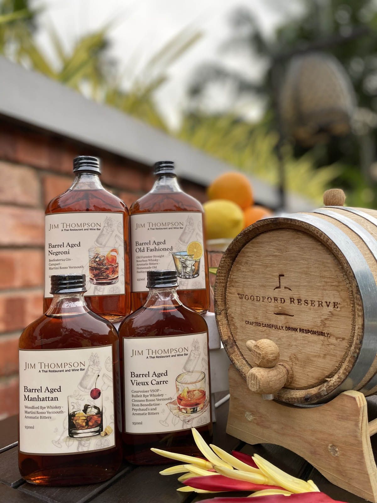 Barrel-aged cocktails