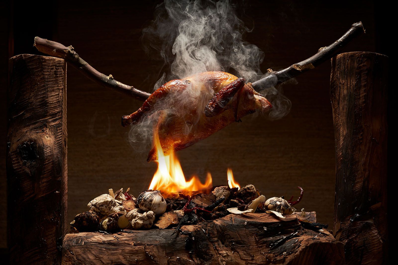Rotisserie chicken rice