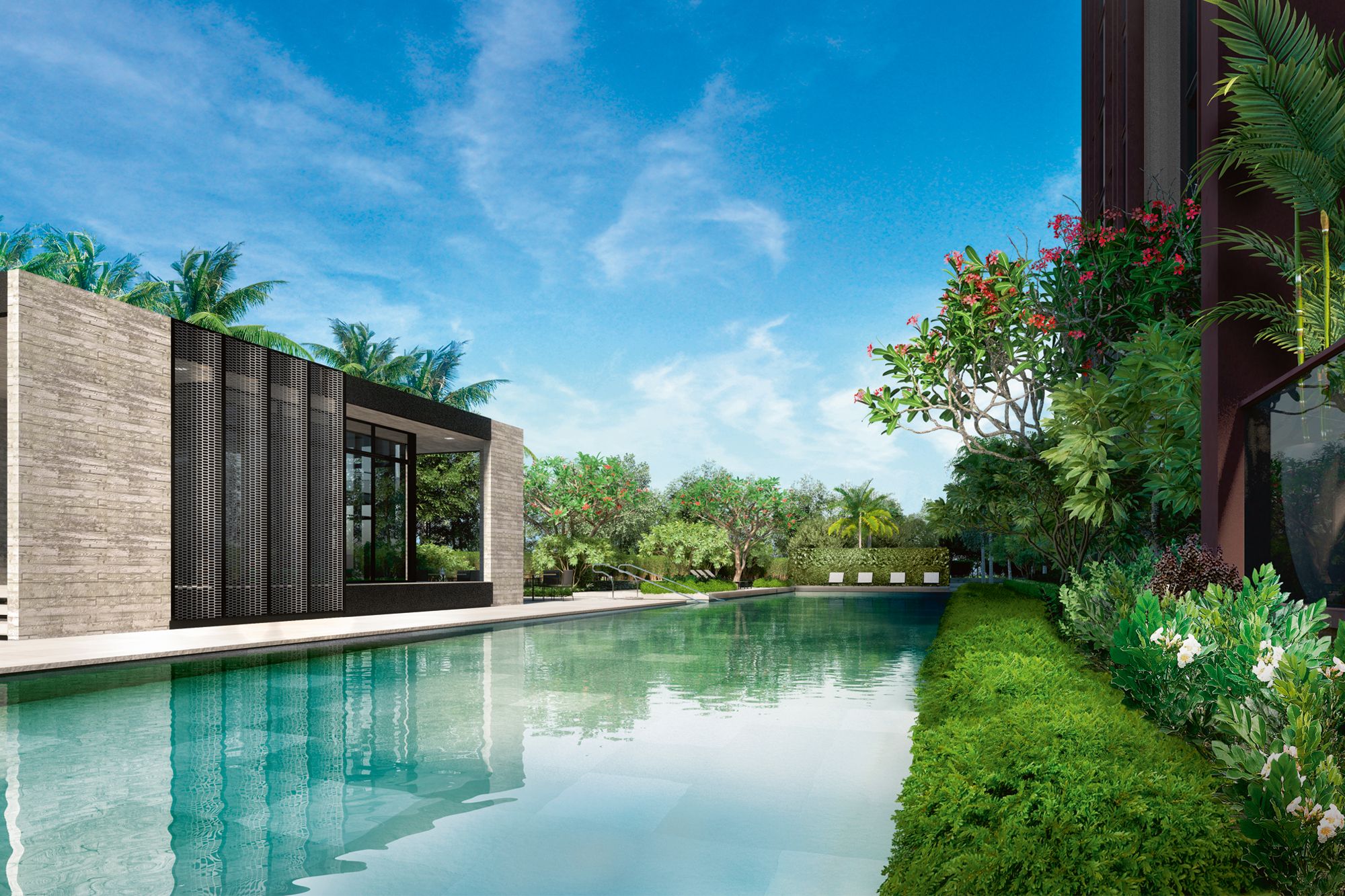 The beach house of Meyer Mansion, a development by GuocoLand in Singapore