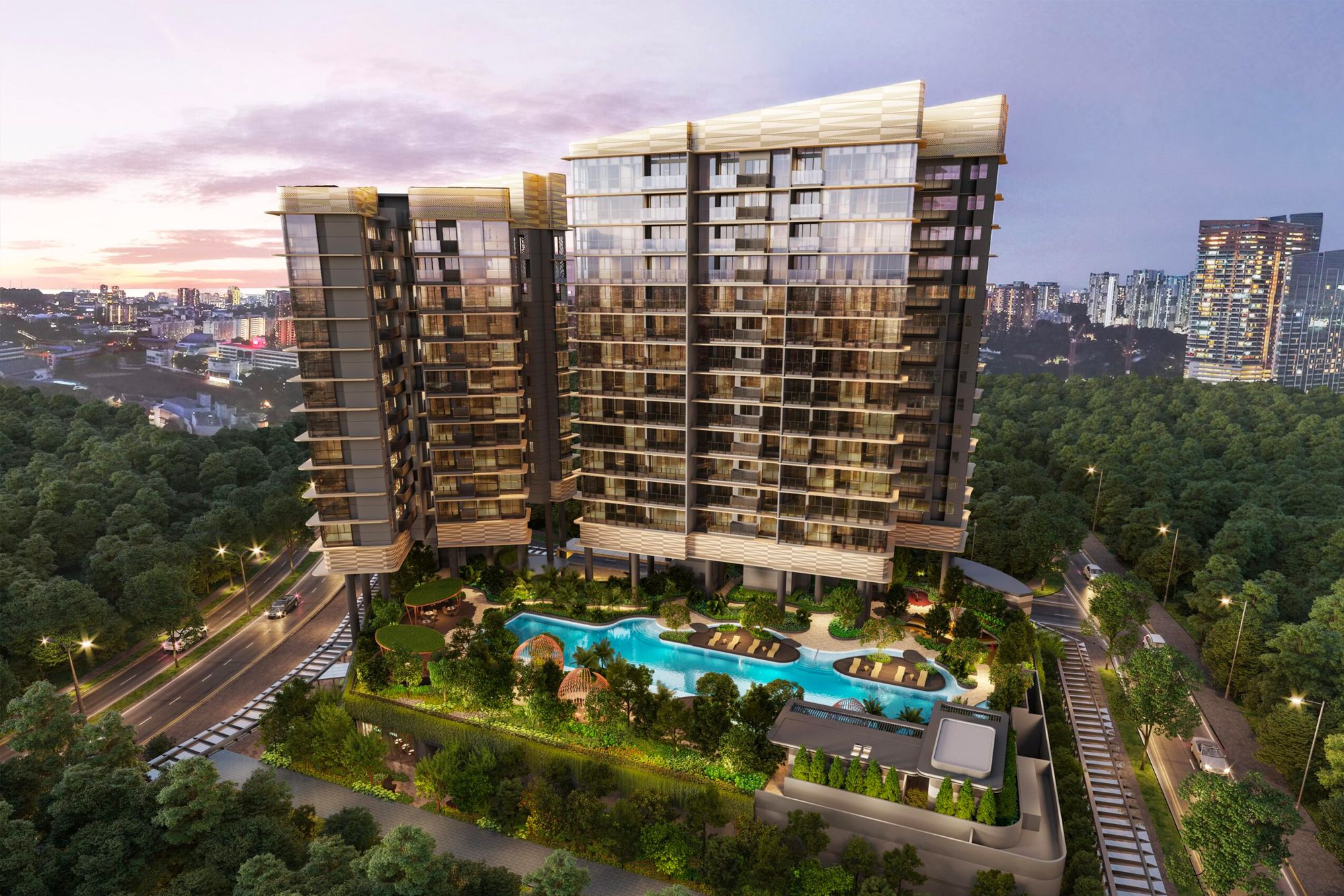 Artist's Impression of One-North Eden, developed by TID Image: Courtesy of TID