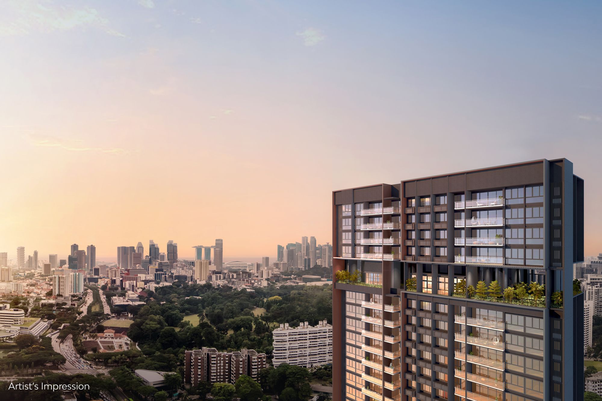 Artist's Impression of The Atelier, developed by Bukit Sembawang Estates Image: Courtesy of Bukit Sembawang Estates
