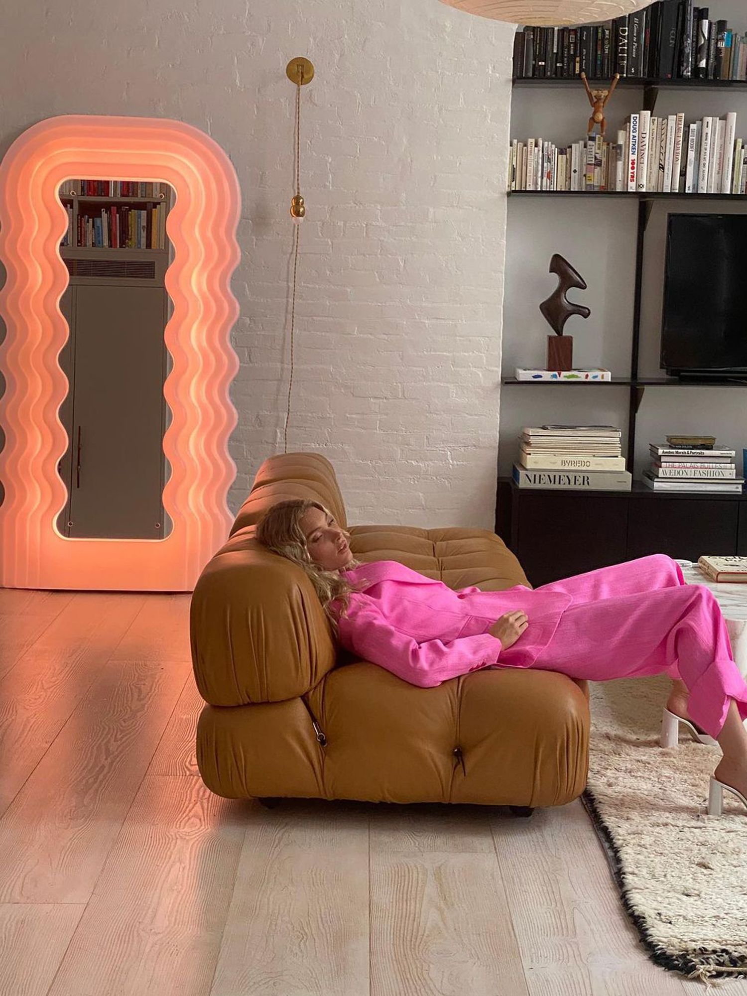 Elsa Hosk's New York apartment is home to the Camaleonda sofa, amidst other iconic pieces Image: Courtesy of Elsa Hosk/@hoskelsa