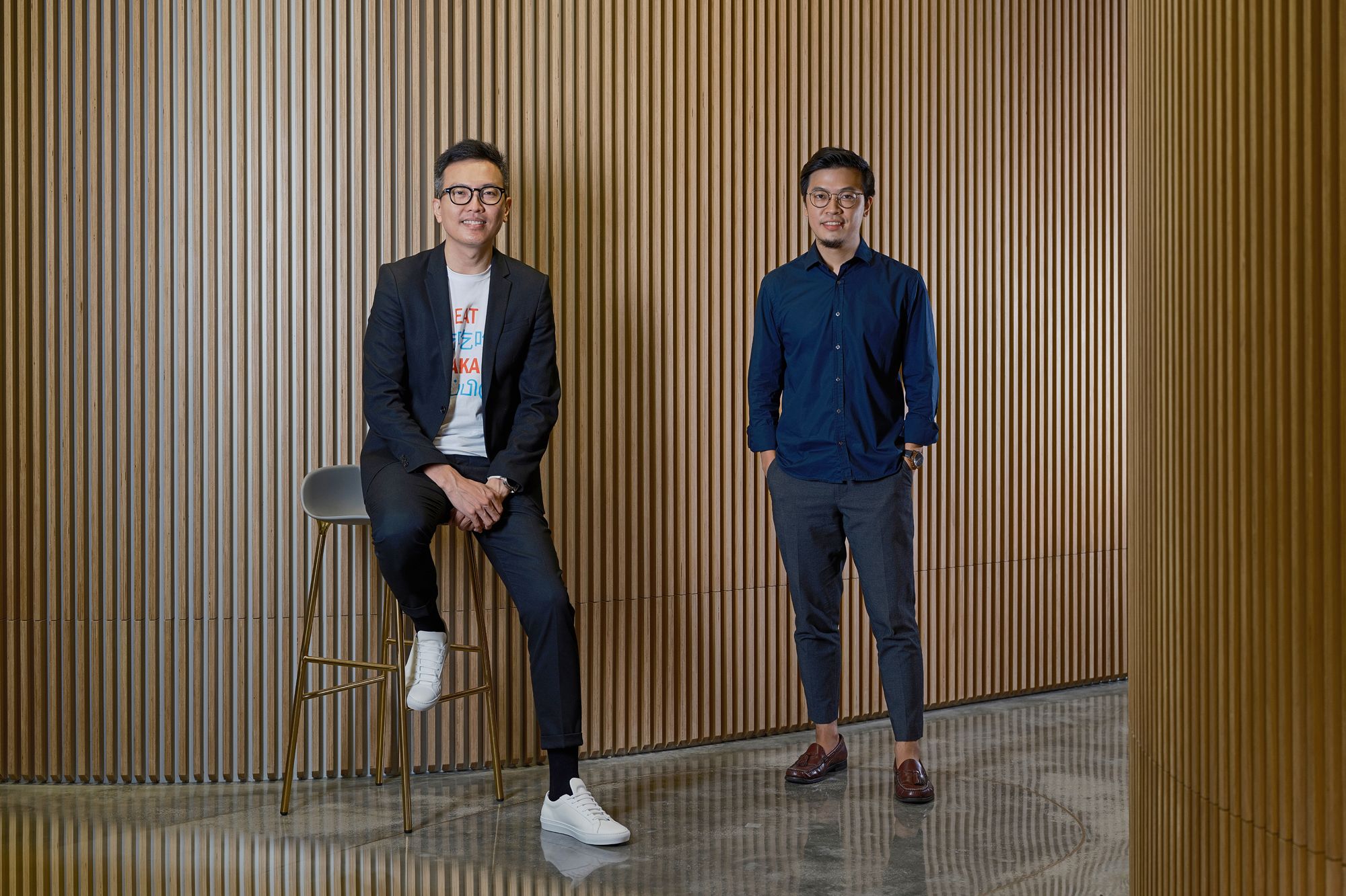 Melcas Lim, Architectural Associate of DP Architects, and Seah Chee Huang, Chief Executive Officer of DP Architects Image: Courtesy of DesignSingapore