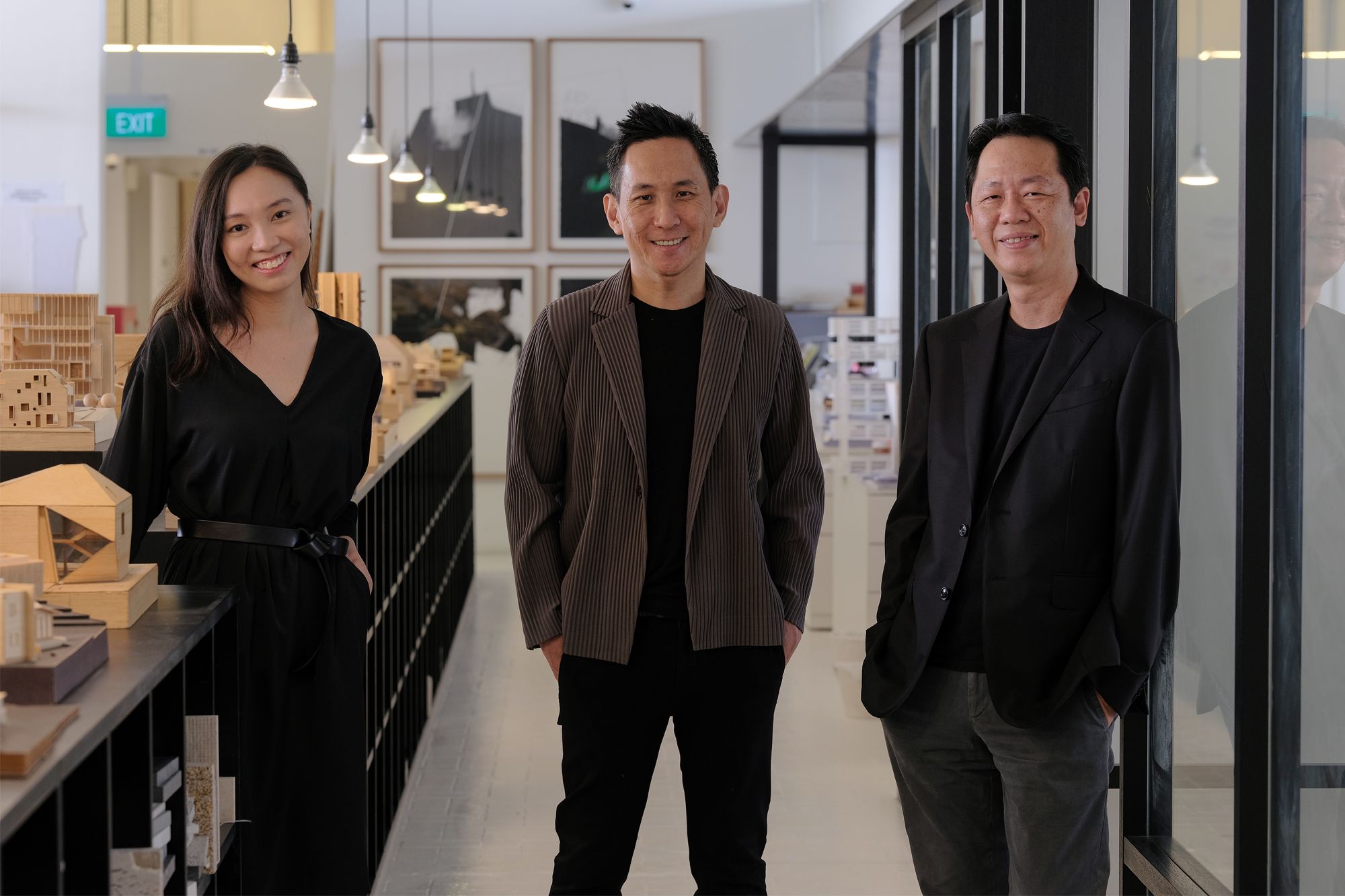 Sarah Ng, Alan Tay and Seetoh Kum Loon of Formwerkz Architects Image: Courtesy of DesignSingapore
