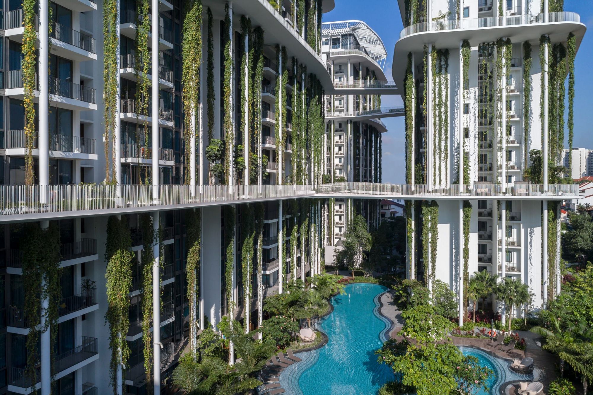The Tembusu, designed by Arc Studio Architecture + Urbanism, is a green urban sanctuary Image: Courtesy of Arc Studio Architecture + Urbanism