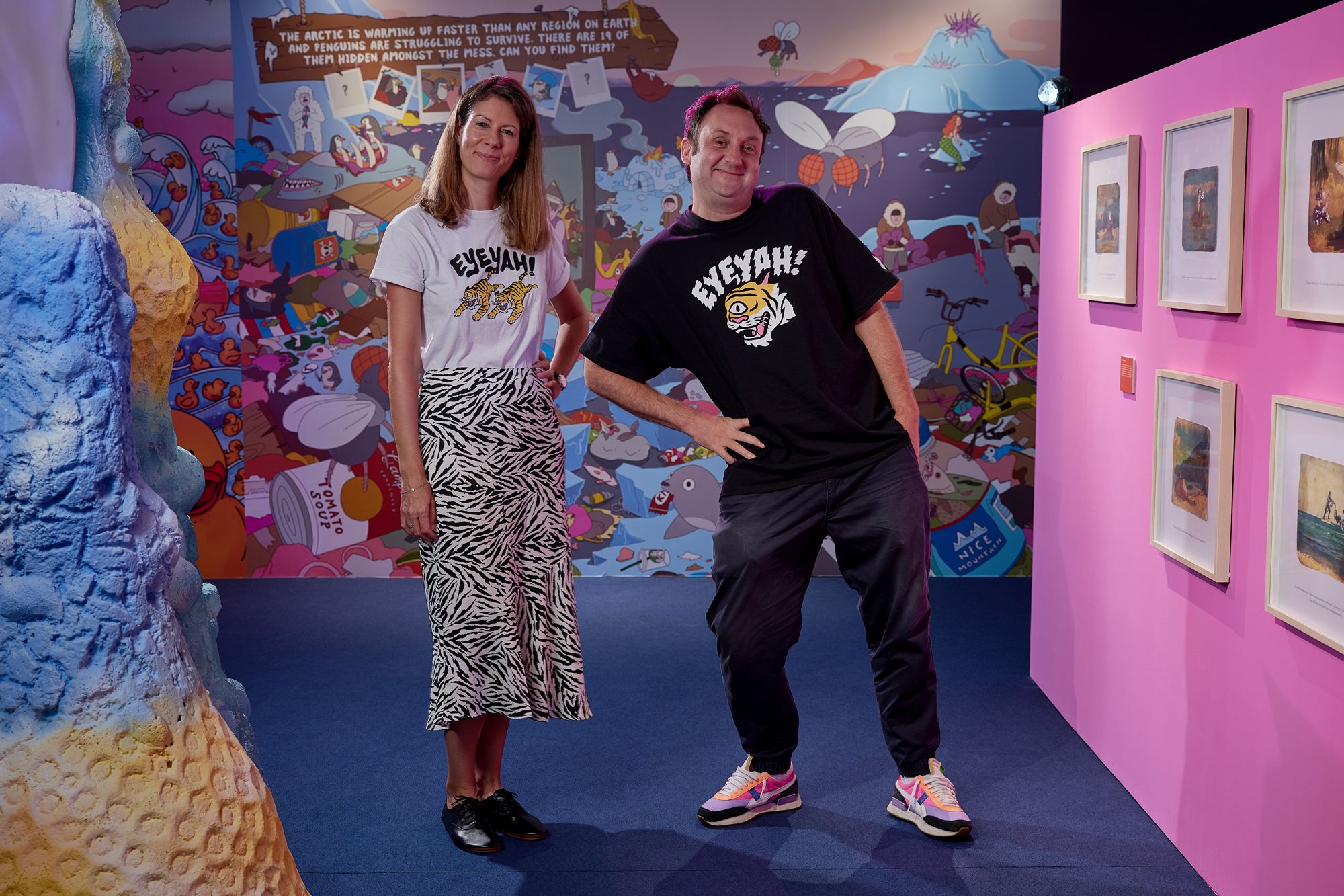 Tanya Wilson and Steve Lawler, the dynamic duo behind Eyelah! Image: Courtesy of DesignSingapore