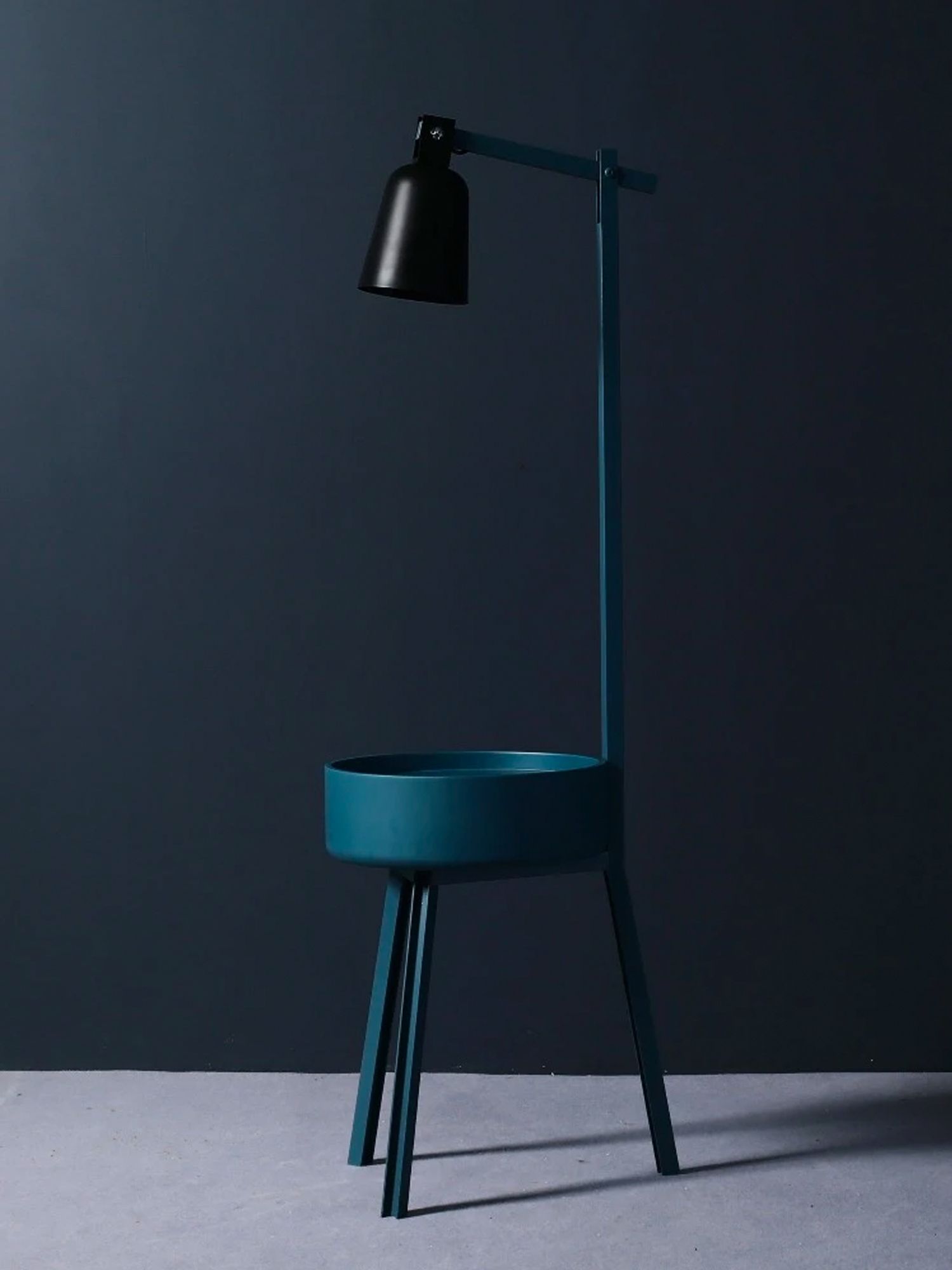 Living with Dot Karl side table and lamp, from Tatler Homes Curates