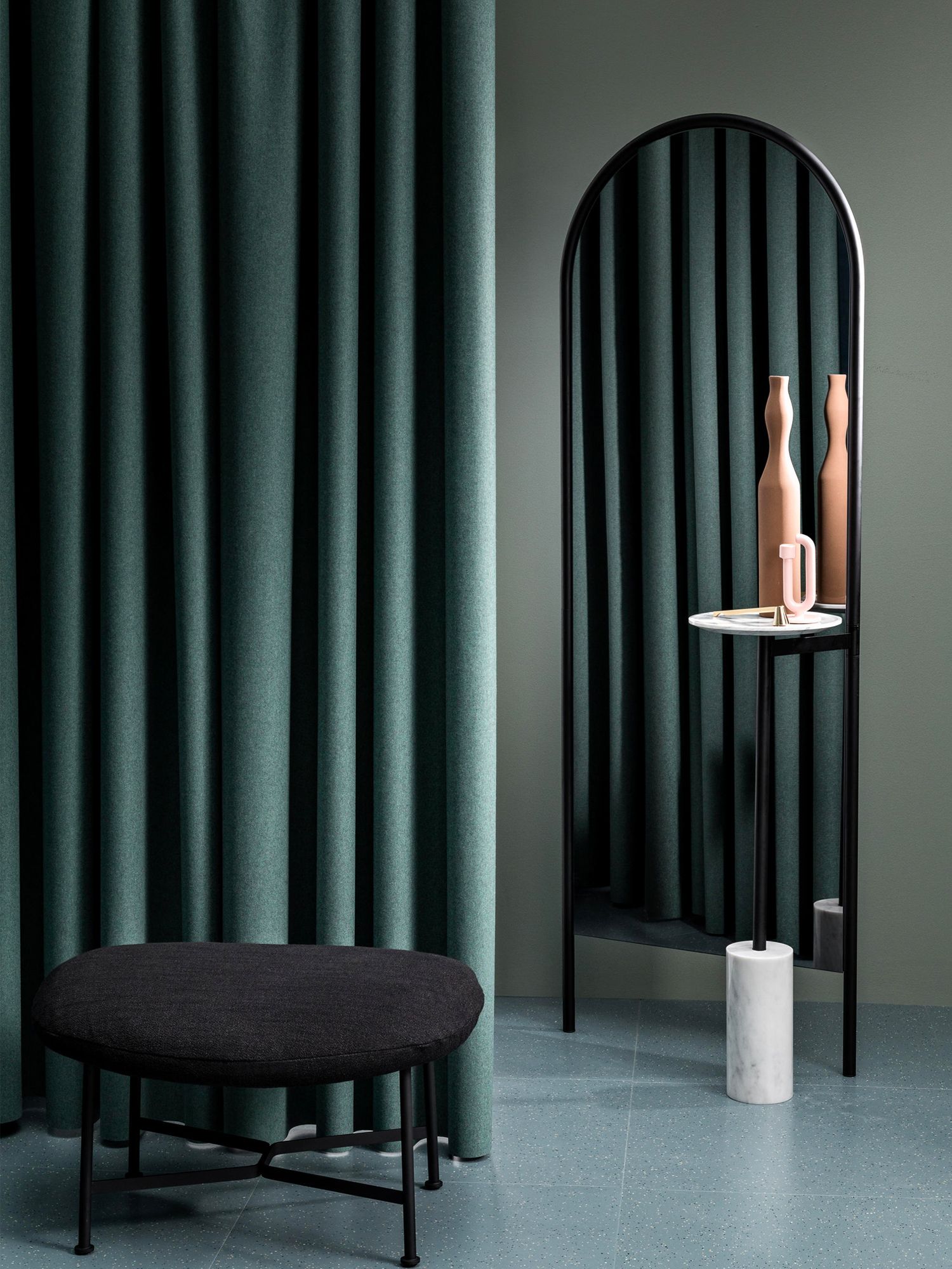 SP01 Michelle floor mirror by Tim Rundle, from Space Furniture