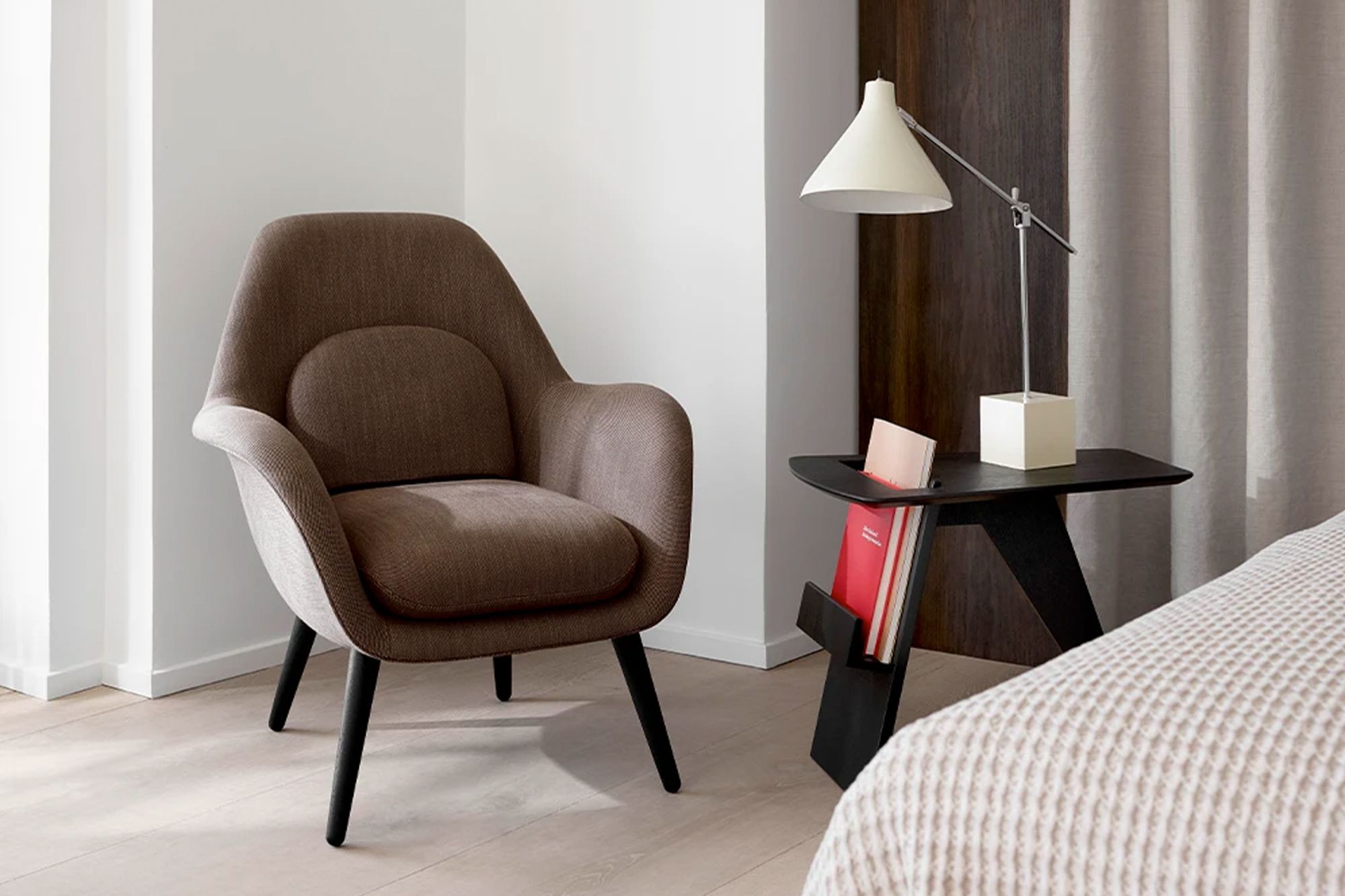 Risom Magazine side table by Jens Risom, from Danish Design Co Image: Courtesy of Danish Design Co