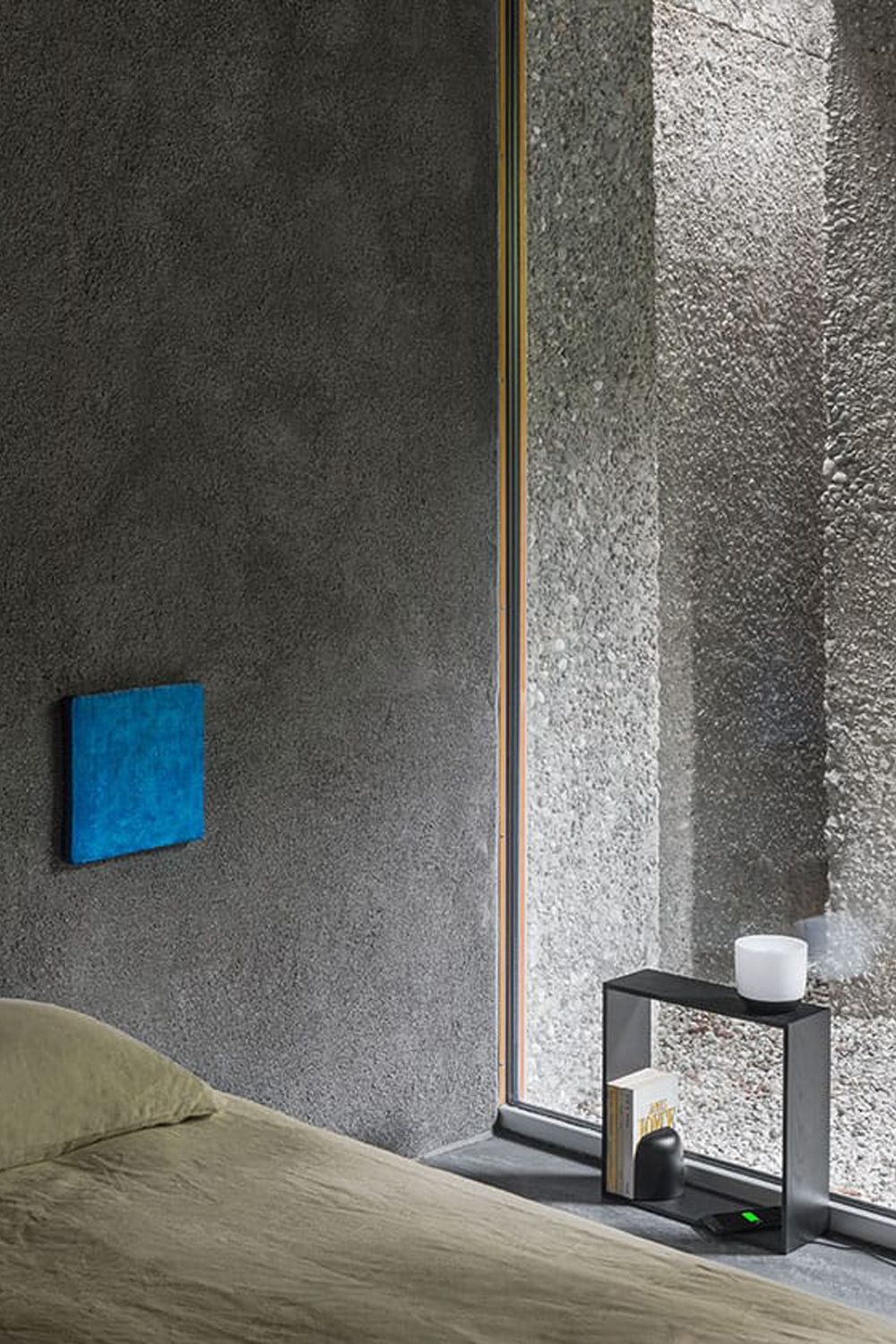 Once the portable lamp has been recharged, it can be moved from room to room while the frame can be used for other needs Image: Courtesy of Flos