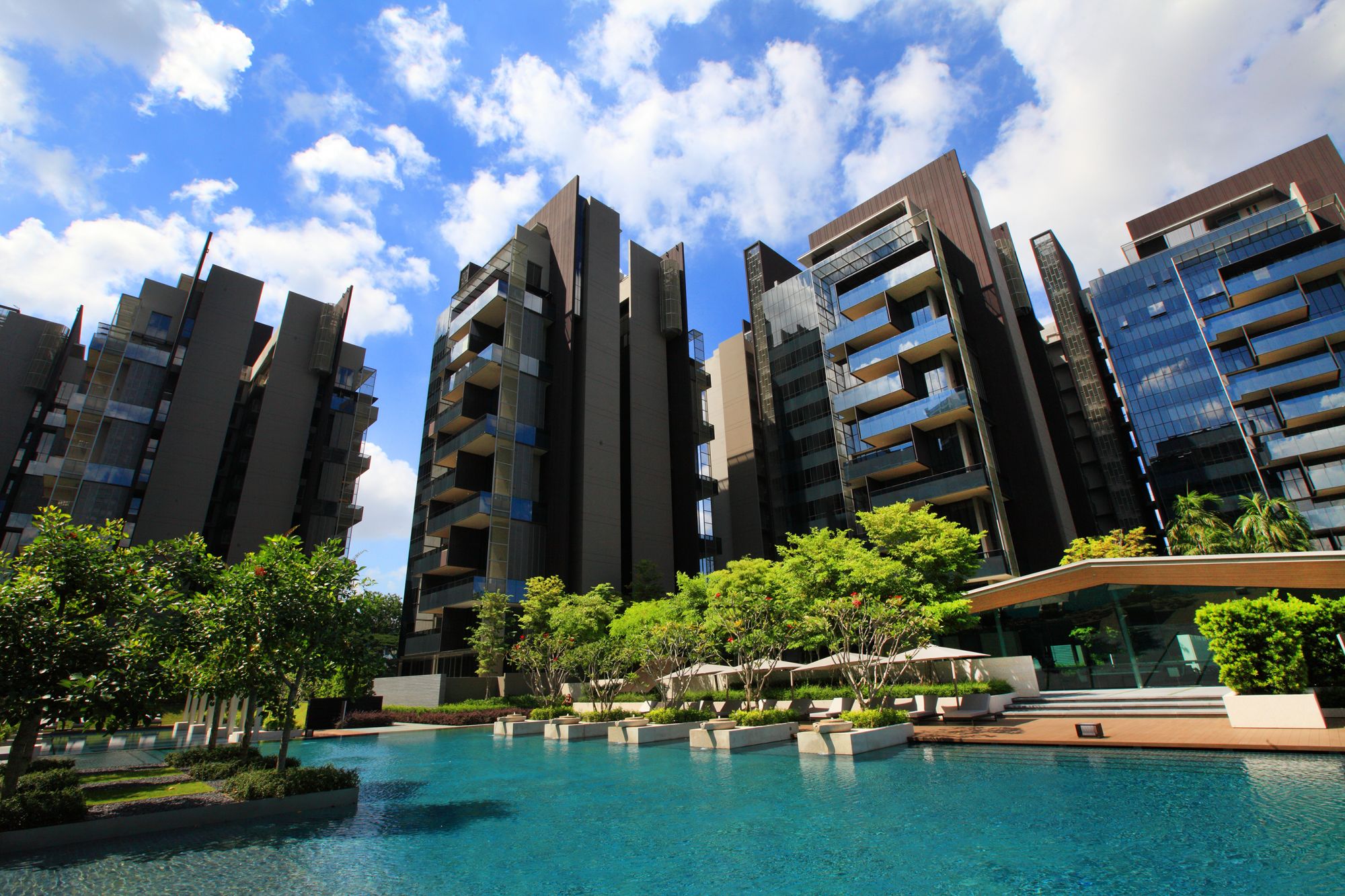 Leedon Residences, a freehold luxury condominium with 12 exclusive penthouses Image: GuocoLand