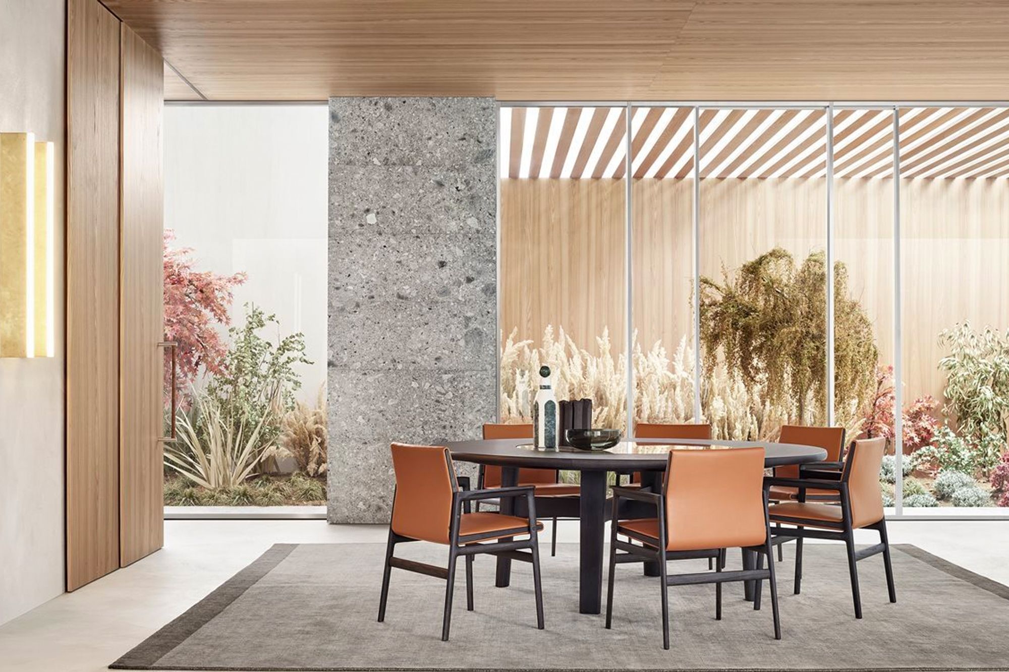 Poliform Home Hotel dining table by Jean-Marie Massaud, from Space Furniture Image: Poliform