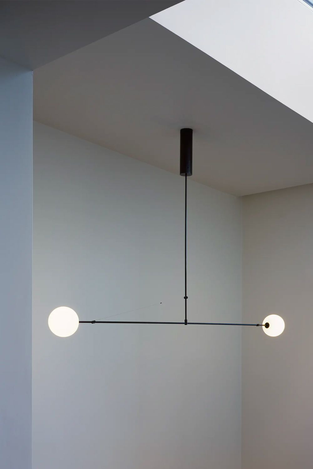 Anastassiades' lighting pieces are simple and striking Image: Courtesy of Michael Anastassiades