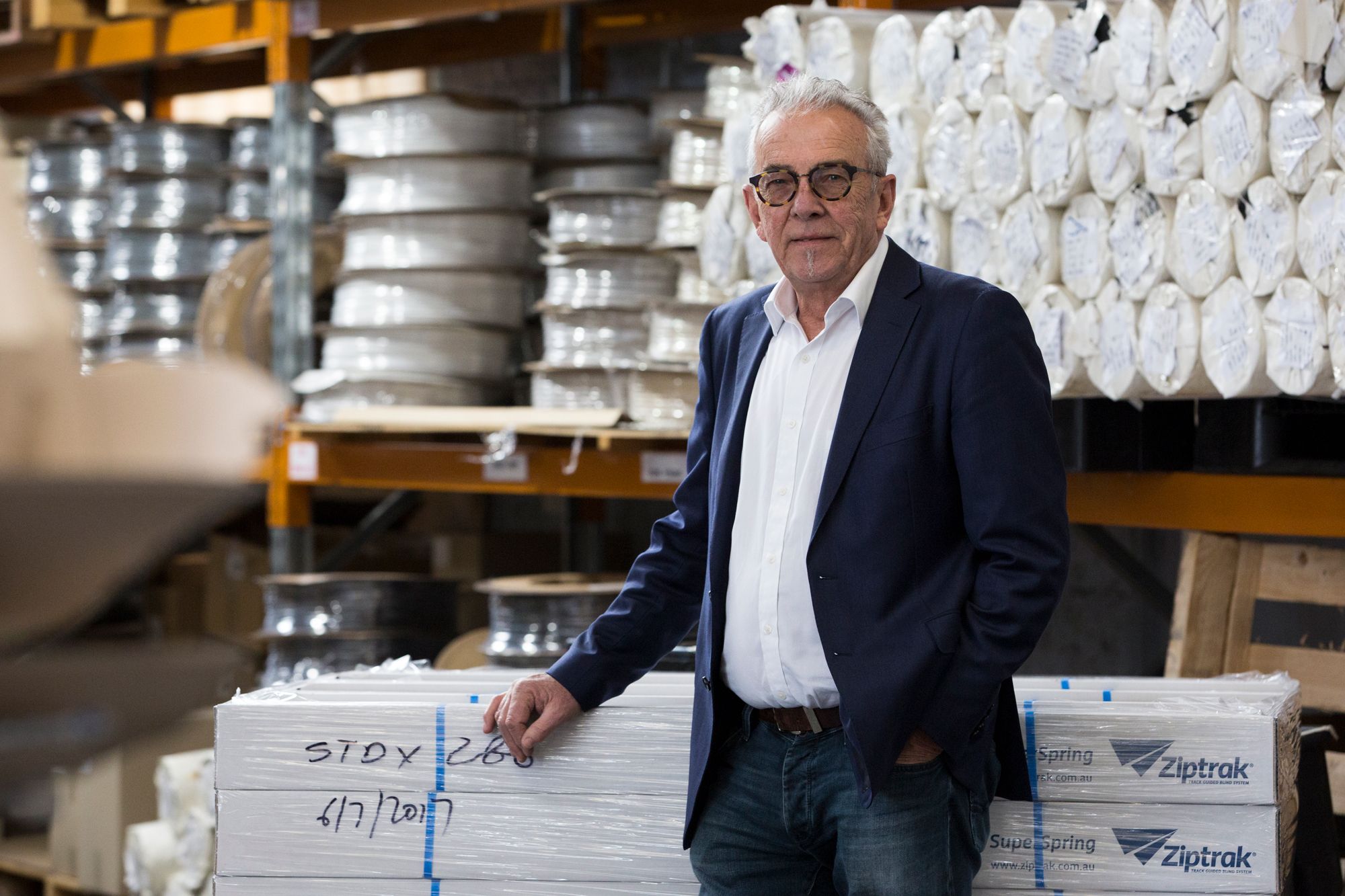 Founder and inventor of Ziptrak, Tony de Maaijer
