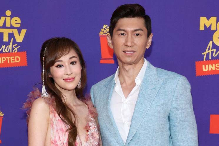 LOS ANGELES, CALIFORNIA - MAY 17: (L-R) In this image released on May 17, Cherie Chan and Jessey Lee attend the 2021 MTV Movie & TV Awards: UNSCRIPTED in Los Angeles, California. (Photo by Amy Sussman/Getty Images)